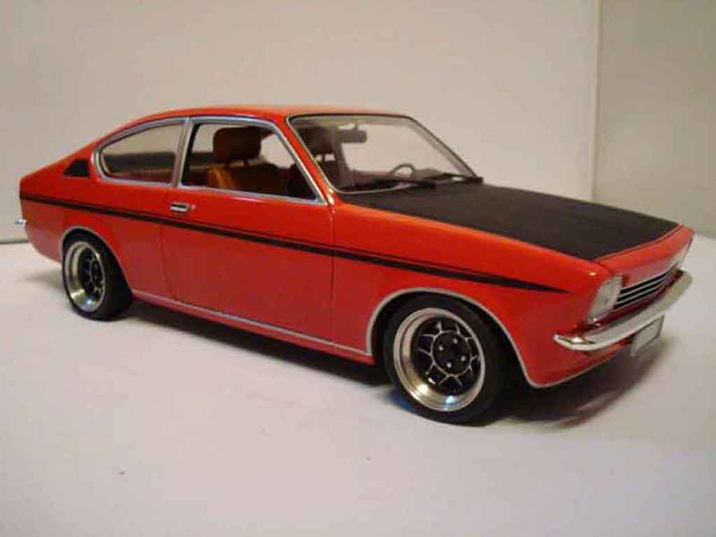 Opel Kadett C coupe sr 1976 rood 1/18 Minichamps