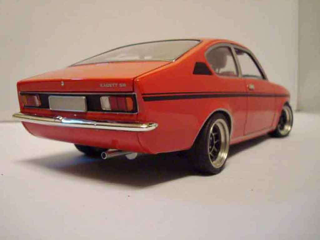 Opel Kadett C coupe sr 1976 rood 1/18 Minichamps