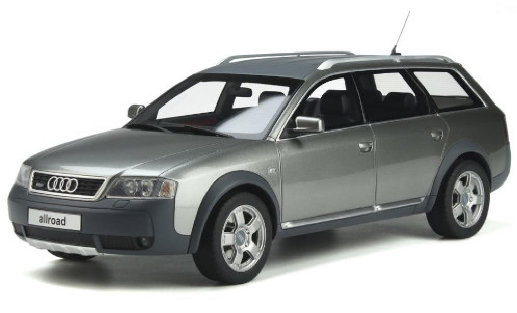 Audi A6 1/18 Ottomobile Allroad quattro metallic grijs/matt-grijs 2000 modelauto