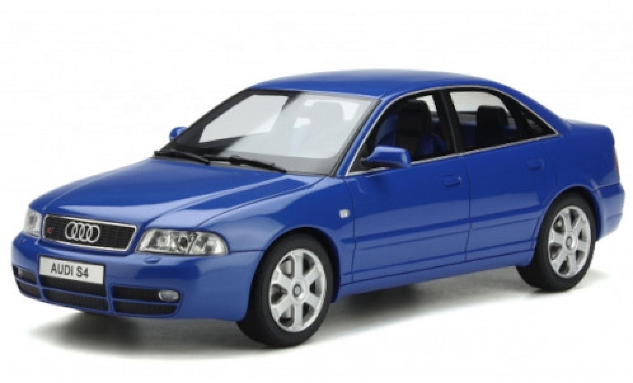 Audi S4 1/18 Ottomobile (B5) 2.7 BiTurbo blauw 1998 modelauto