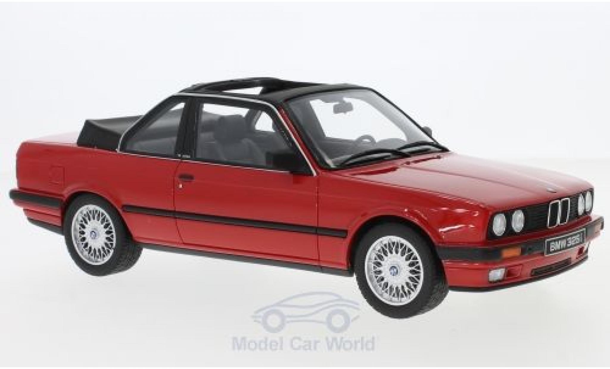 Bmw 325 1/18 Ottomobile i (E30) Baur rood 1988 modelauto