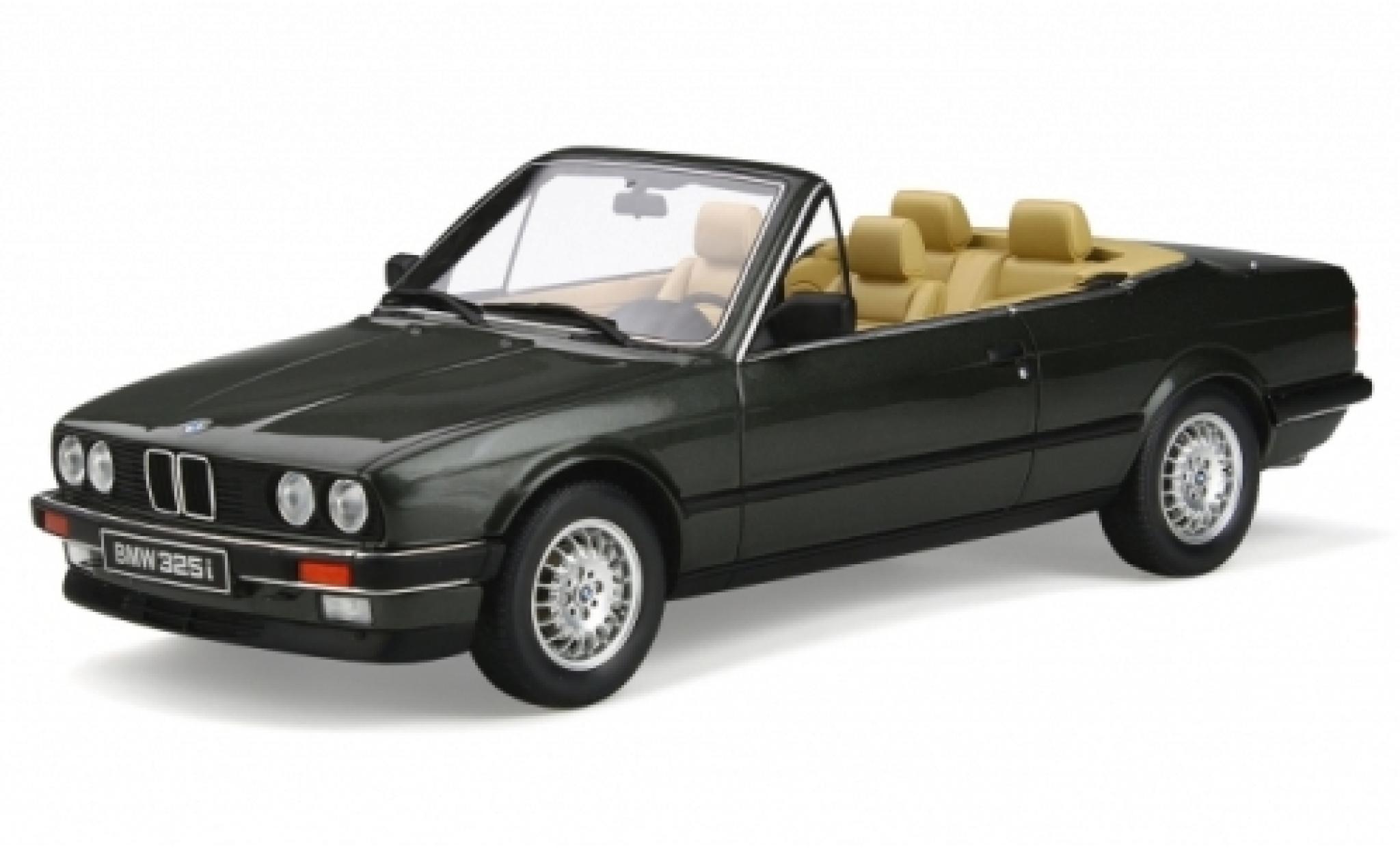 Bmw 325 1/18 Ottomobile i (E30) Cabriolet metallic groen 1988 modelauto