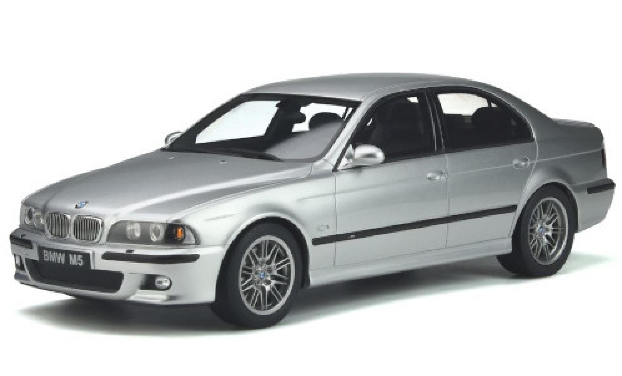 Bmw M5 1/18 Ottomobile (E39) grijs 2002 avec grijsatre int&eacute;rieur modelauto
