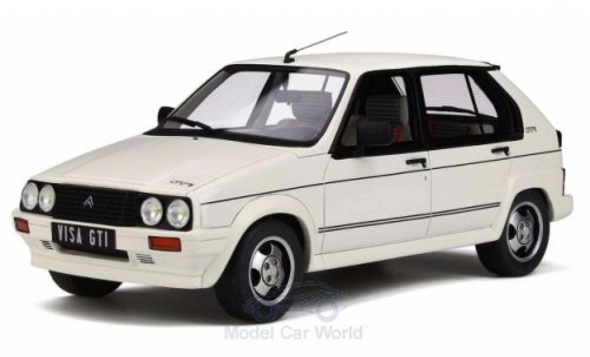 Citroen Visa 1/18 Ottomobile GTI wit 1984 modelauto