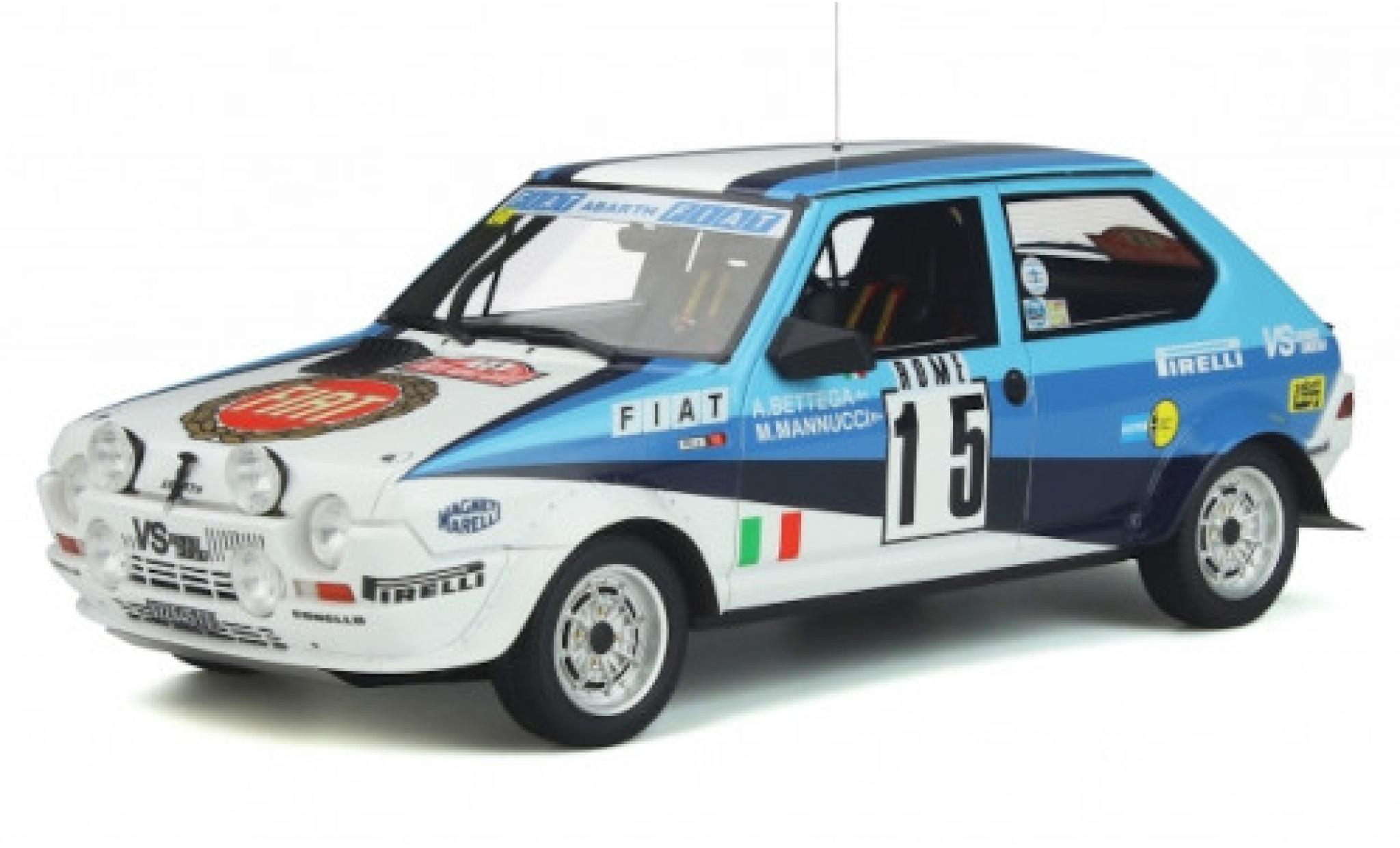 Fiat Ritmo 1/18 Ottomobile Abarth Gr.2 No.15 Rally WM Rally Monte Carlo 1980 A.Bettega/M.Mannucci modelauto