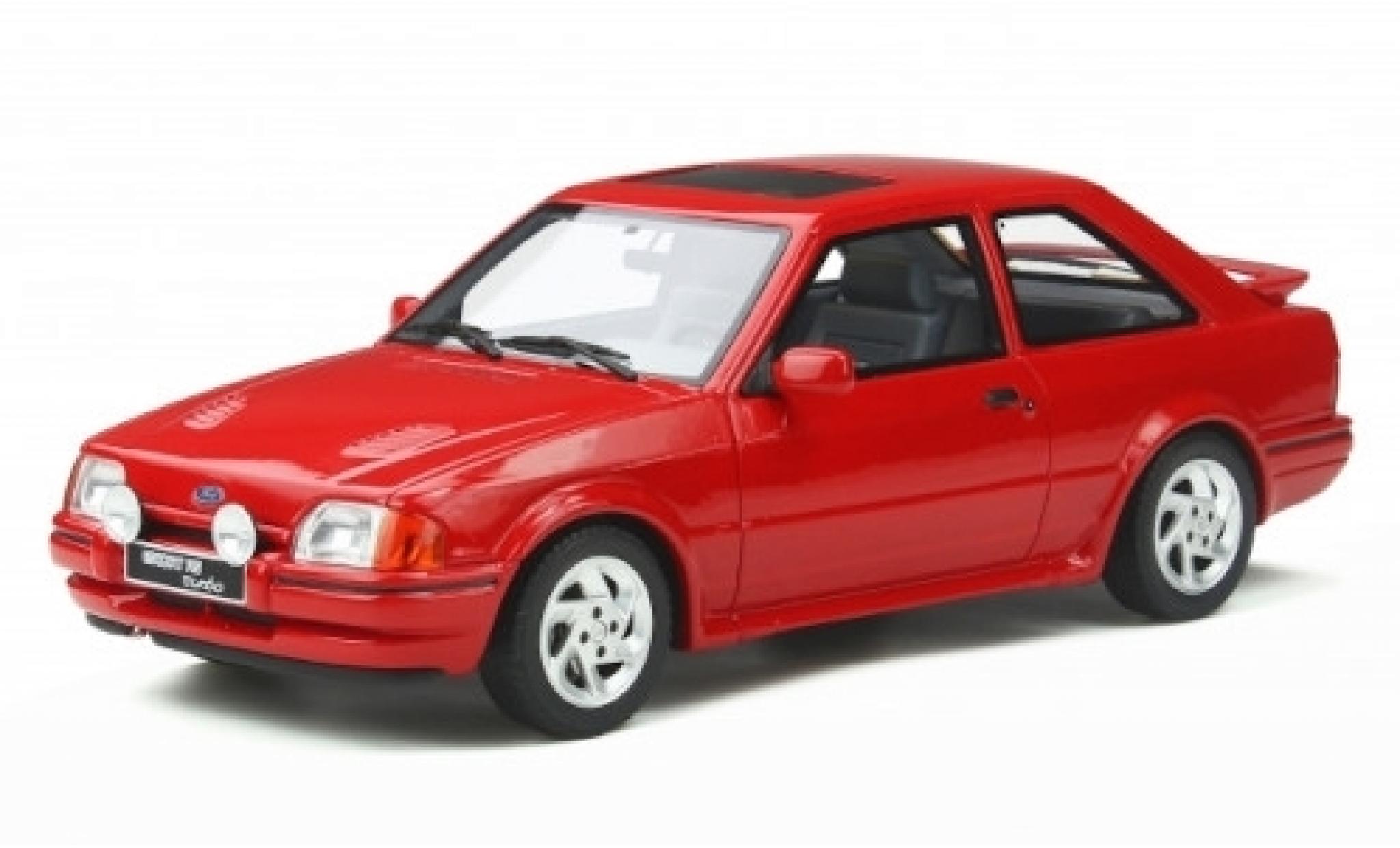 Ford Escort 1/18 Ottomobile Mk4 RS Turbo rood 1990 modelauto