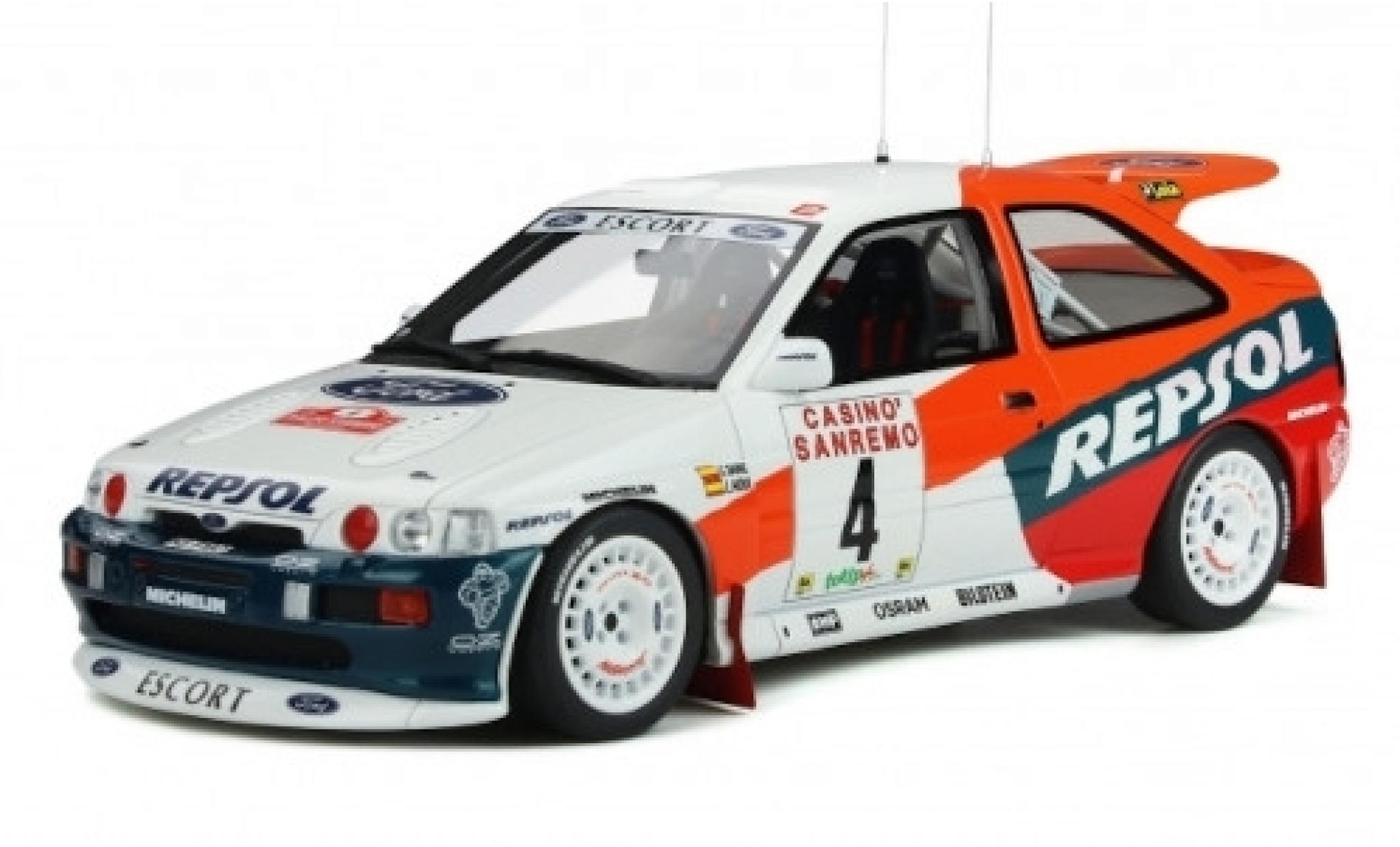 Ford Escort 1/18 Ottomobile RS Cosworth Gr.A No.4 Repsol Rallye WM Rally San Remo 1996 C.Sainz/L.Moya modelauto