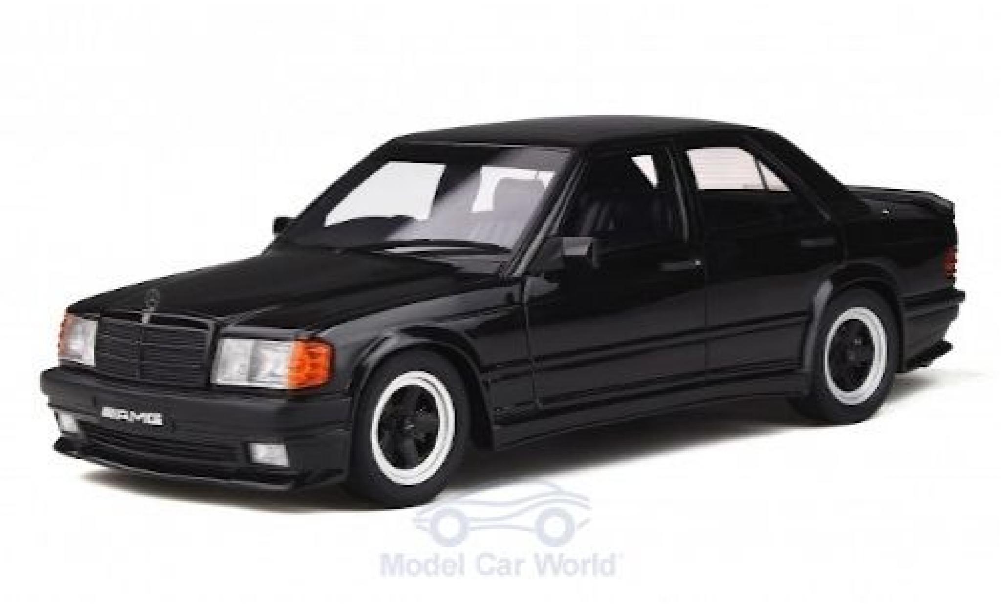 Mercedes 190 1/18 Ottomobile E 2.3 AMG (W201) zwart 1984 modelauto