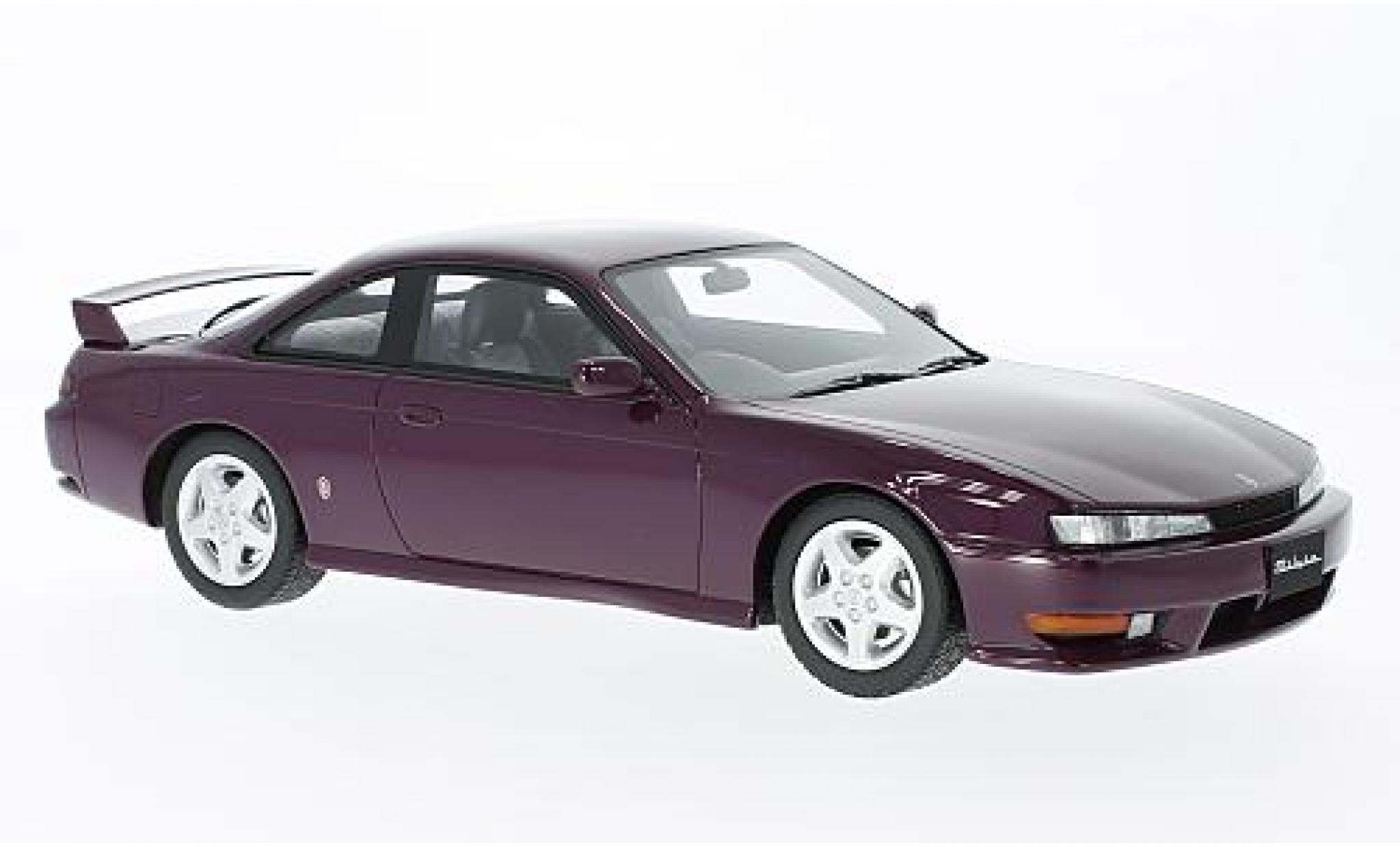 Nissan Silvia 1/18 Ottomobile S14A metallic paarsee modelauto
