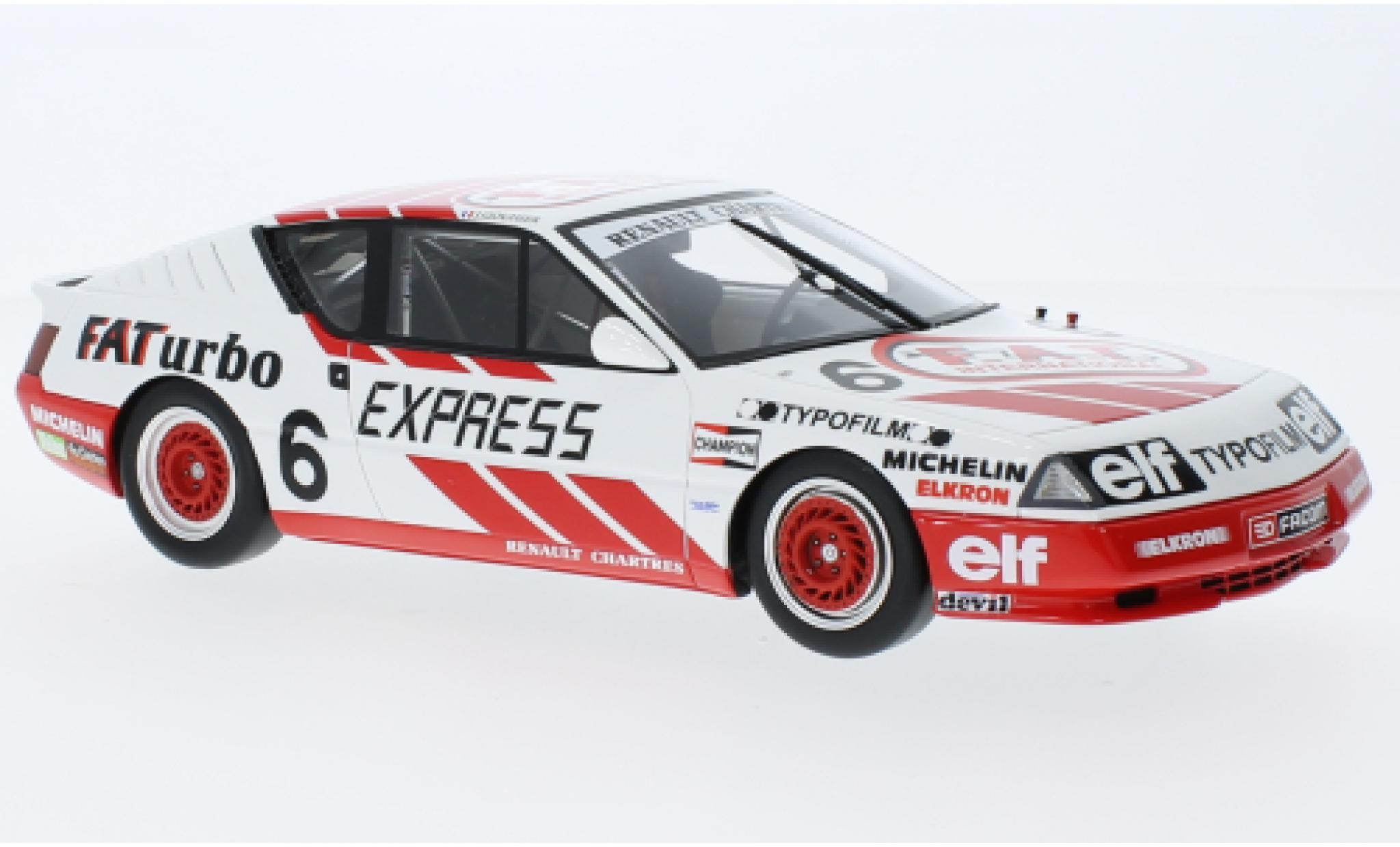 Alpine GTA 1/18 Ottomobile Renault No.6 FATurbo-Express Elf Europe Cup 1987 modelauto
