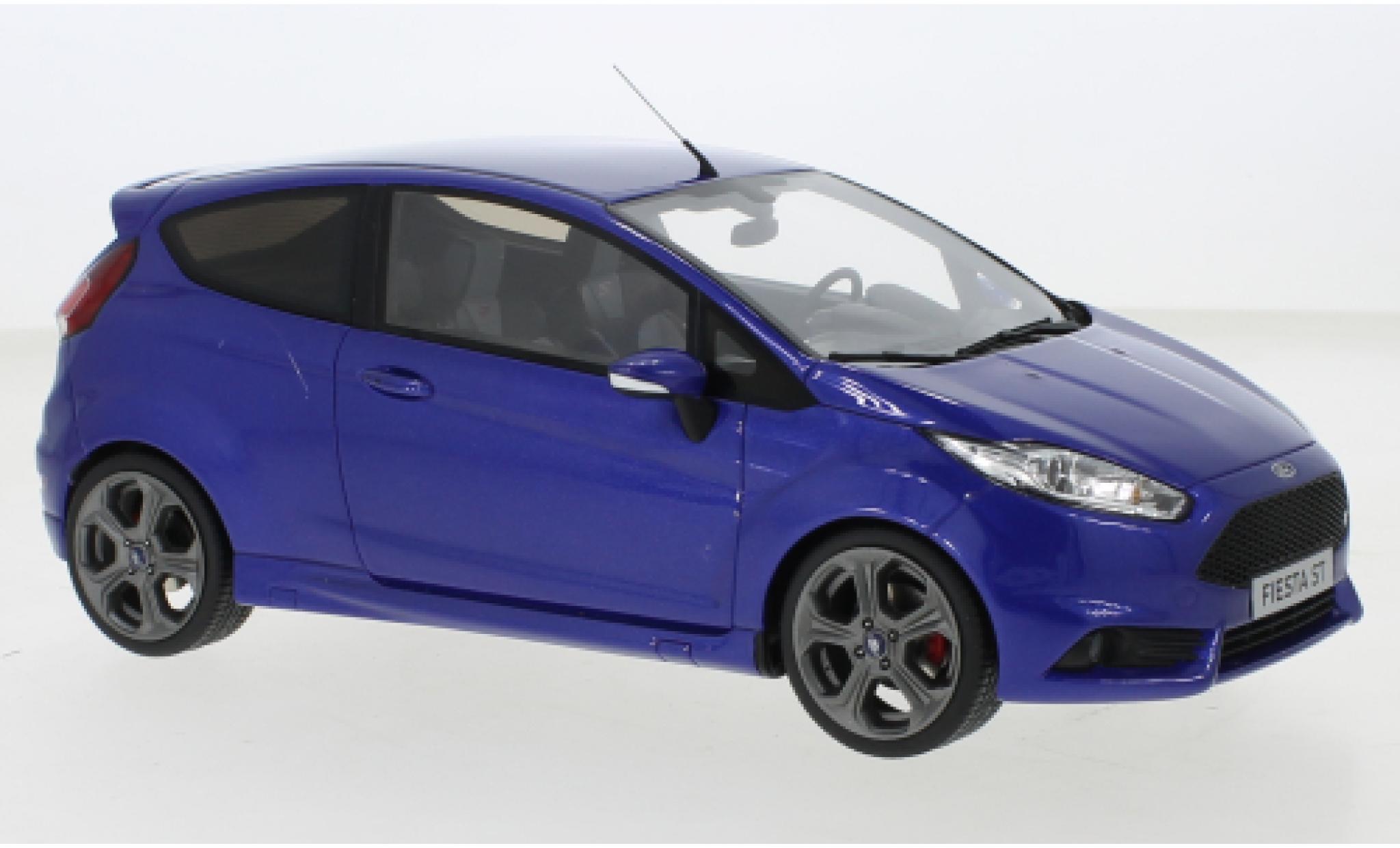 Ford Fiesta 1/18 Ottomobile MK VII ST metallic blauw 2016 modelauto