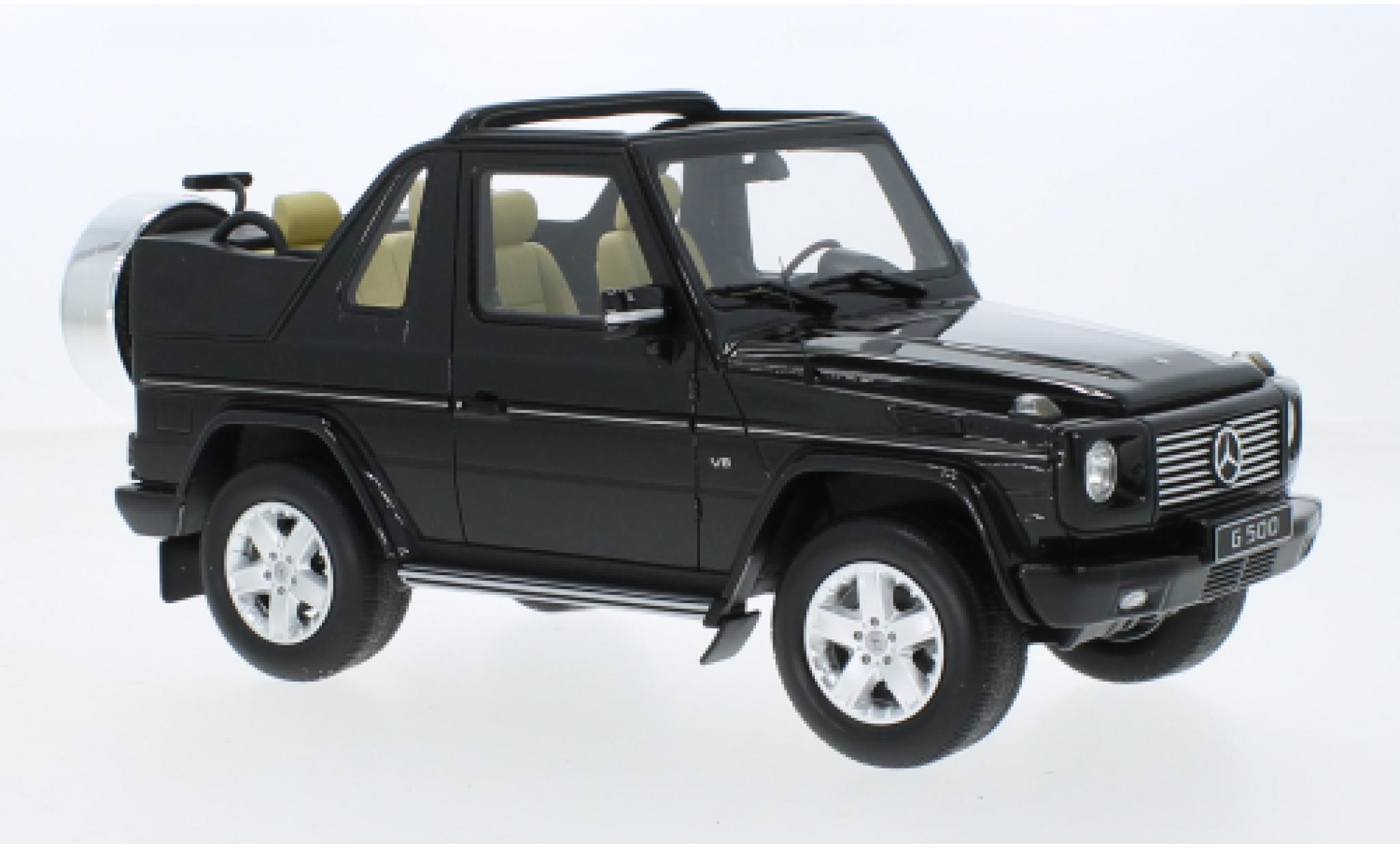 Mercedes Classe G 1/18 Ottomobile G500 Cabriolet zwart 2007 modelauto