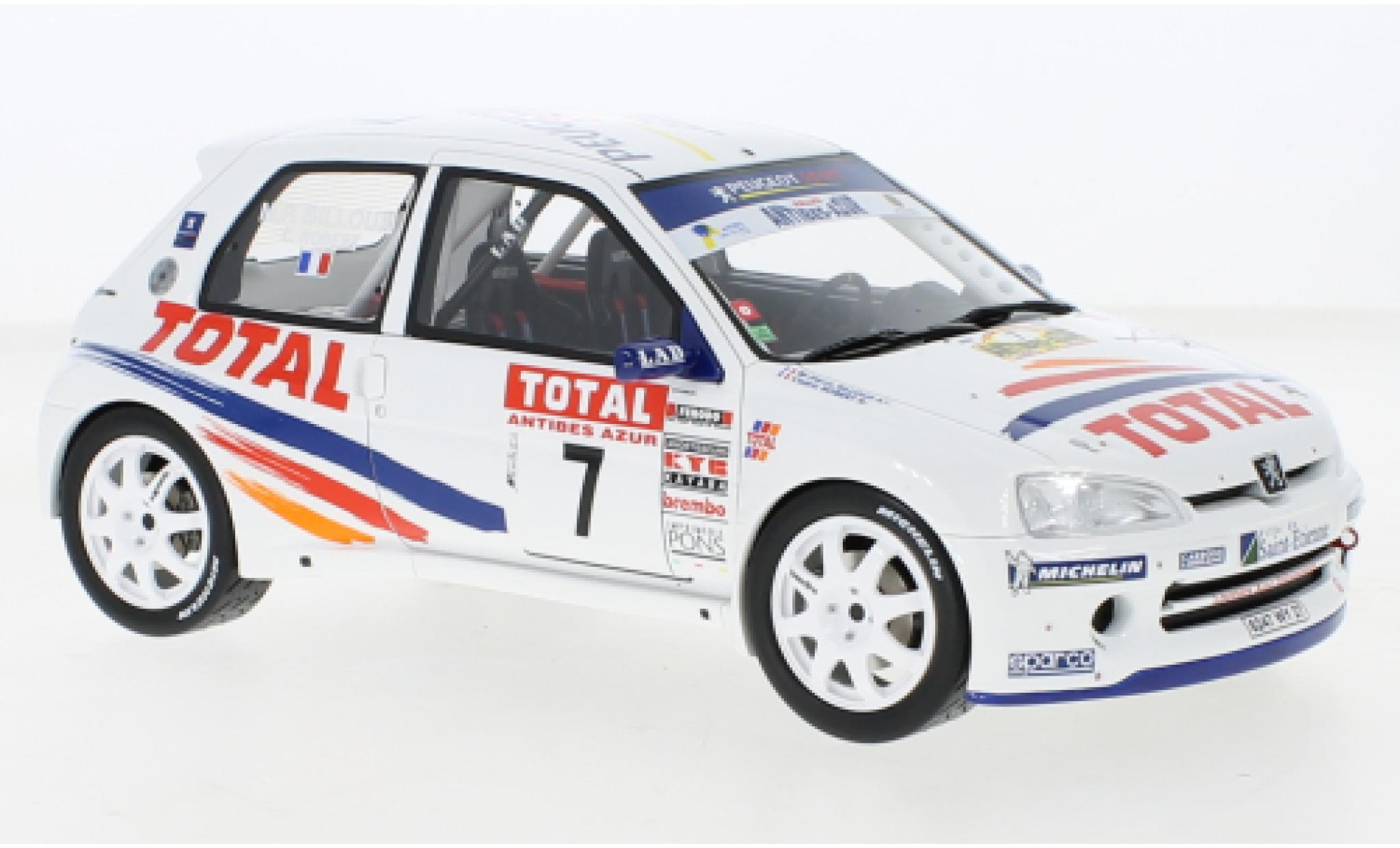 Peugeot 106 1/18 Ottomobile Maxi No.7 Rallye Antibes 2000 modelauto
