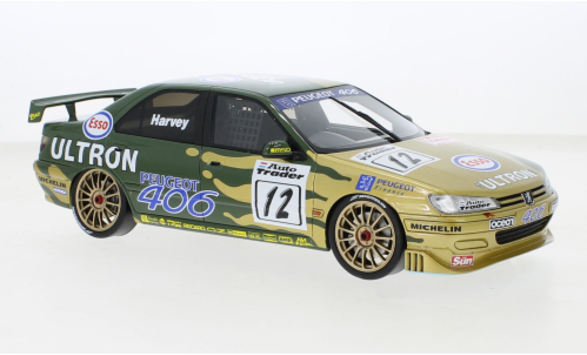 Peugeot 406 1/18 Ottomobile RHD No.12 Esso Ultron BTCC 1996 modelauto