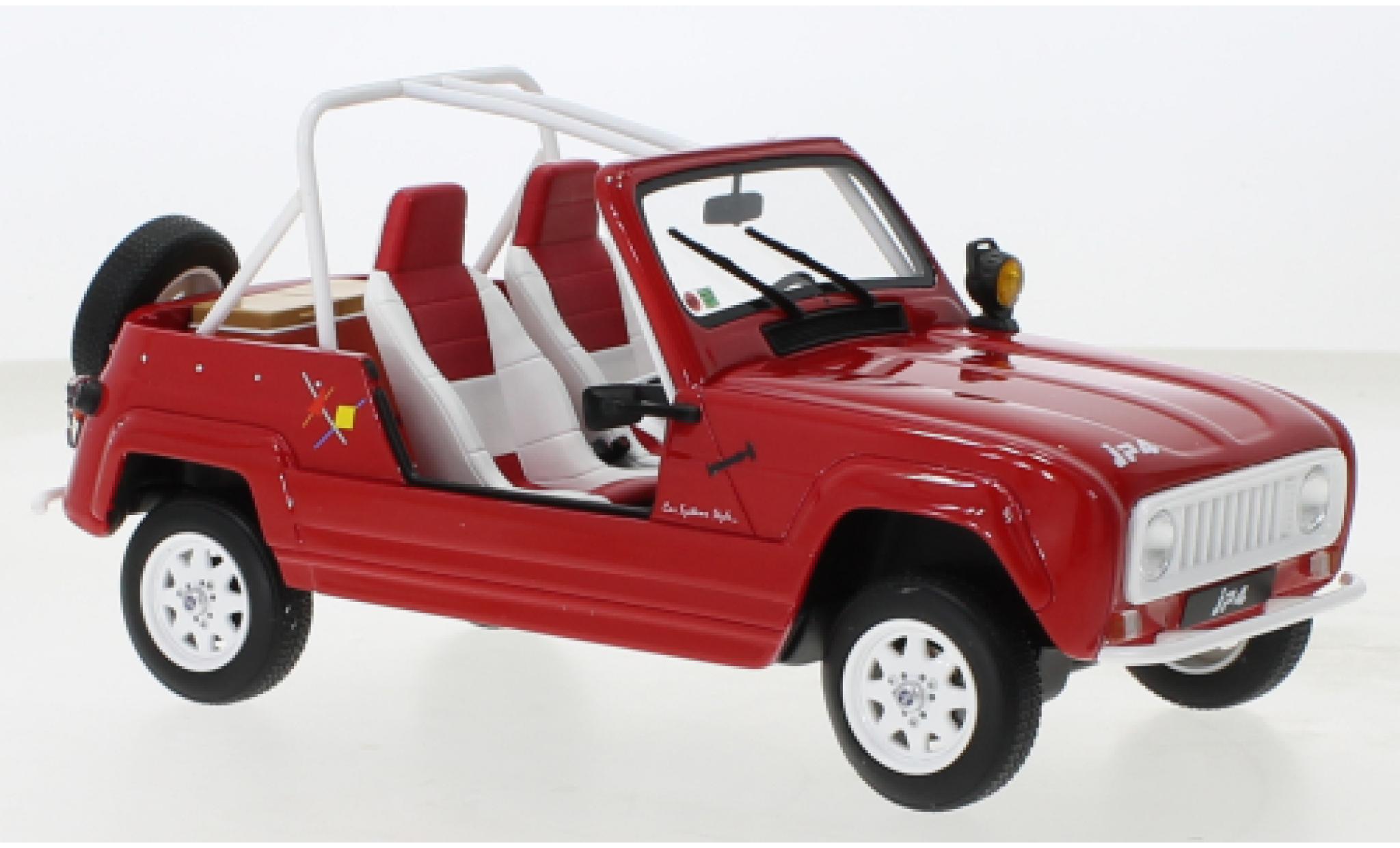 Renault 4 1/18 Ottomobile L JP rood 1987 modelauto