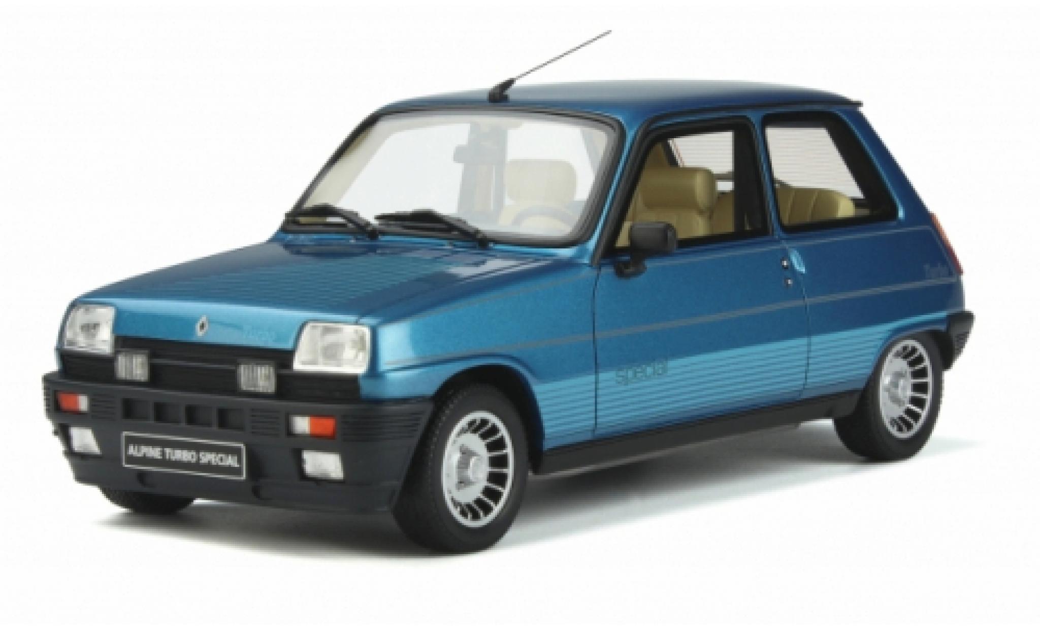 Renault 5 1/18 Ottomobile Alpine Turbo Special metallic blauw 1984 modelauto