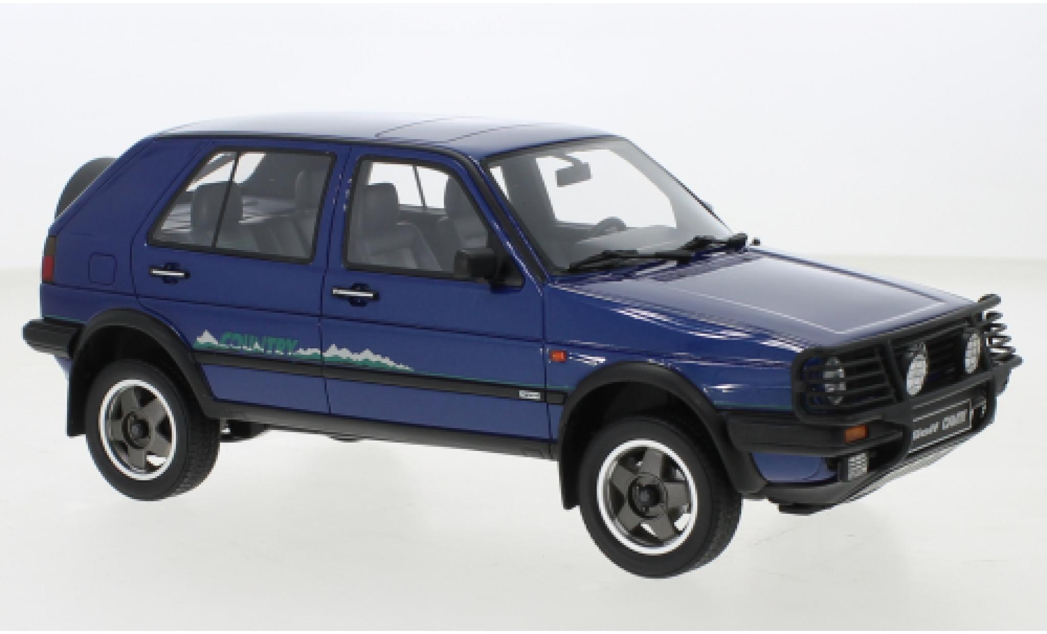 Volkswagen Golf 1/18 Ottomobile II Country metallic blauw 1990 modelauto