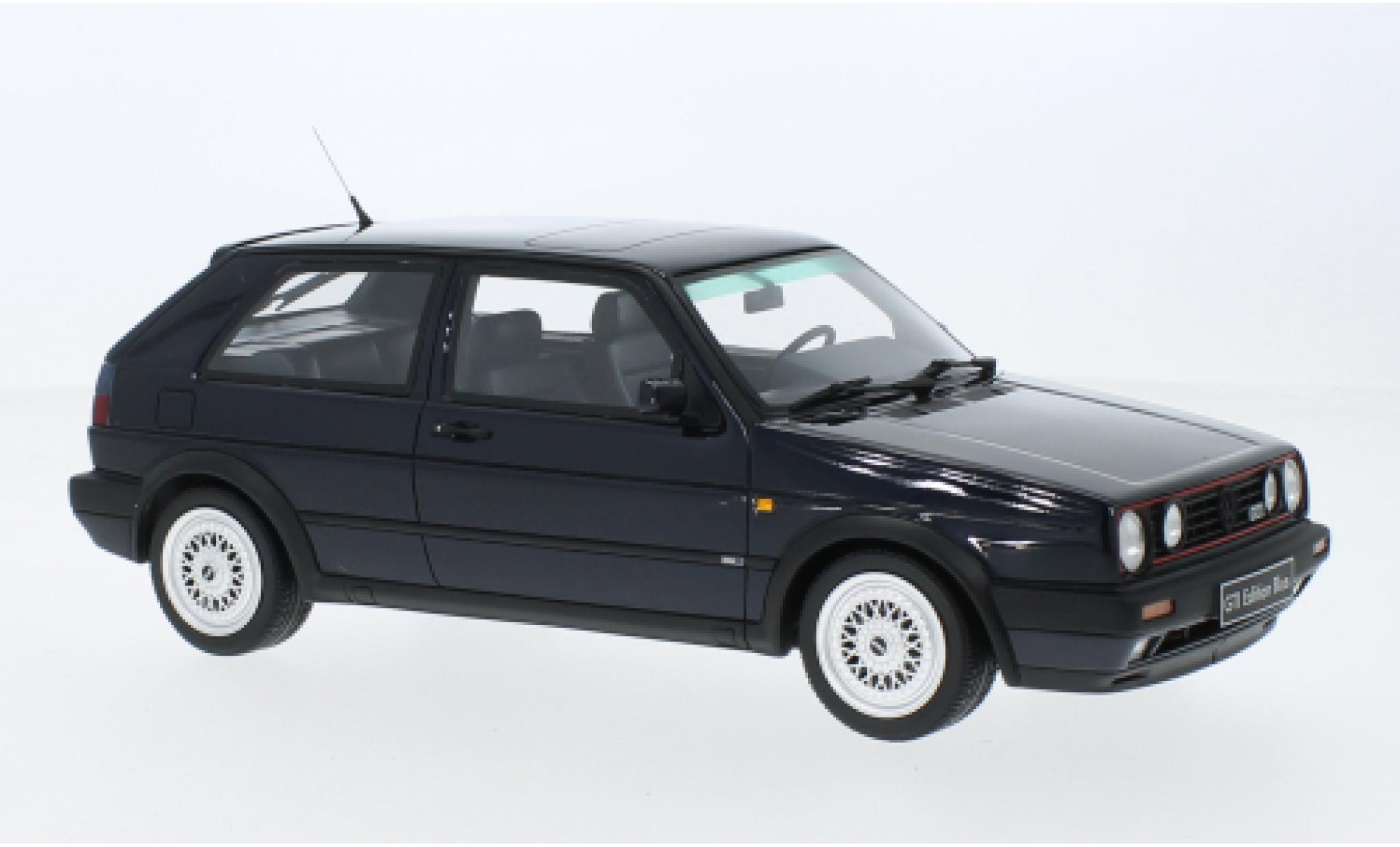 Volkswagen Golf 1/18 Ottomobile II GTI Blue Edition blauw fonc&eacute; 1991 modelauto