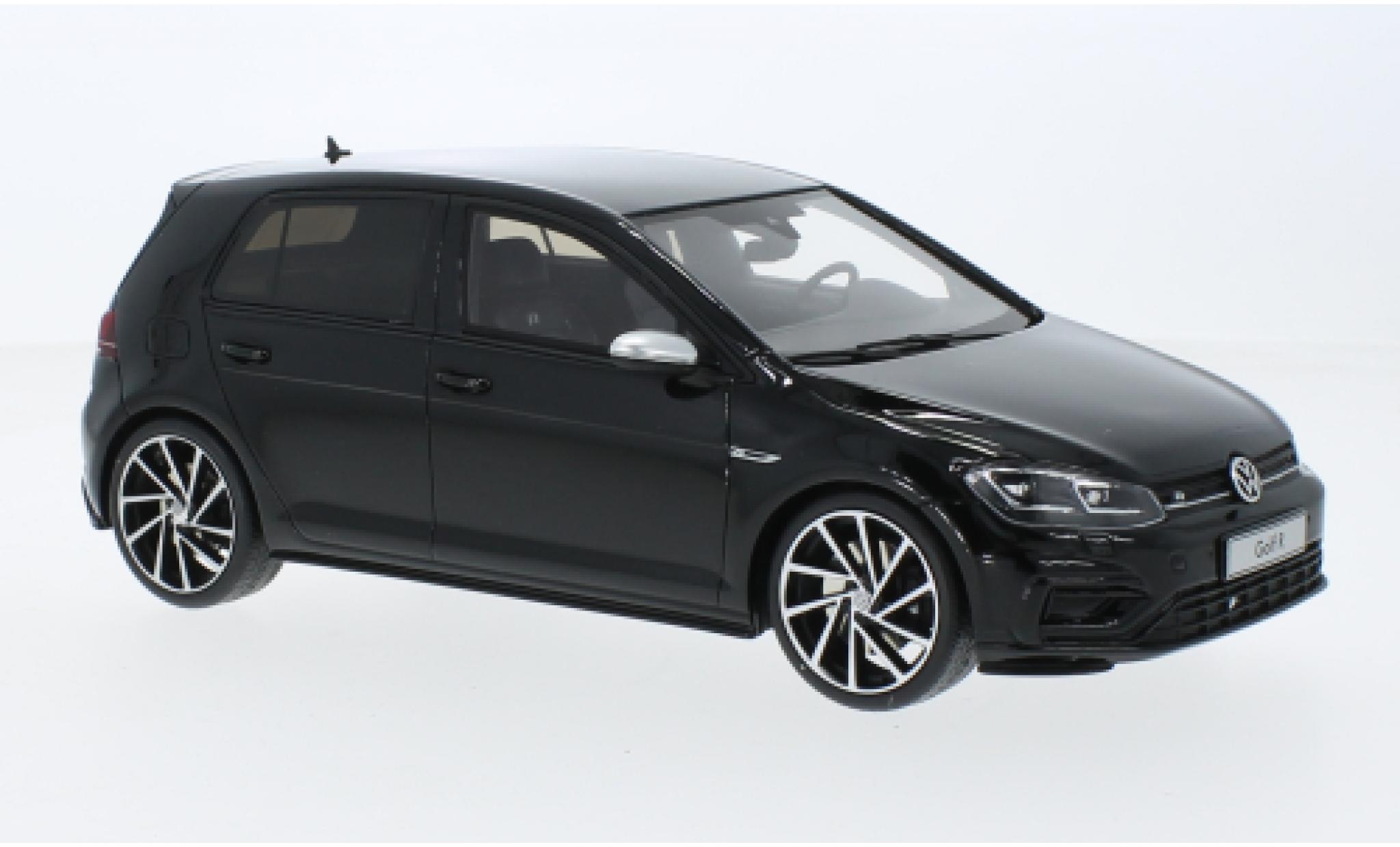 Volkswagen Golf 1/18 Ottomobile VII R metallic zwart 2017 modelauto