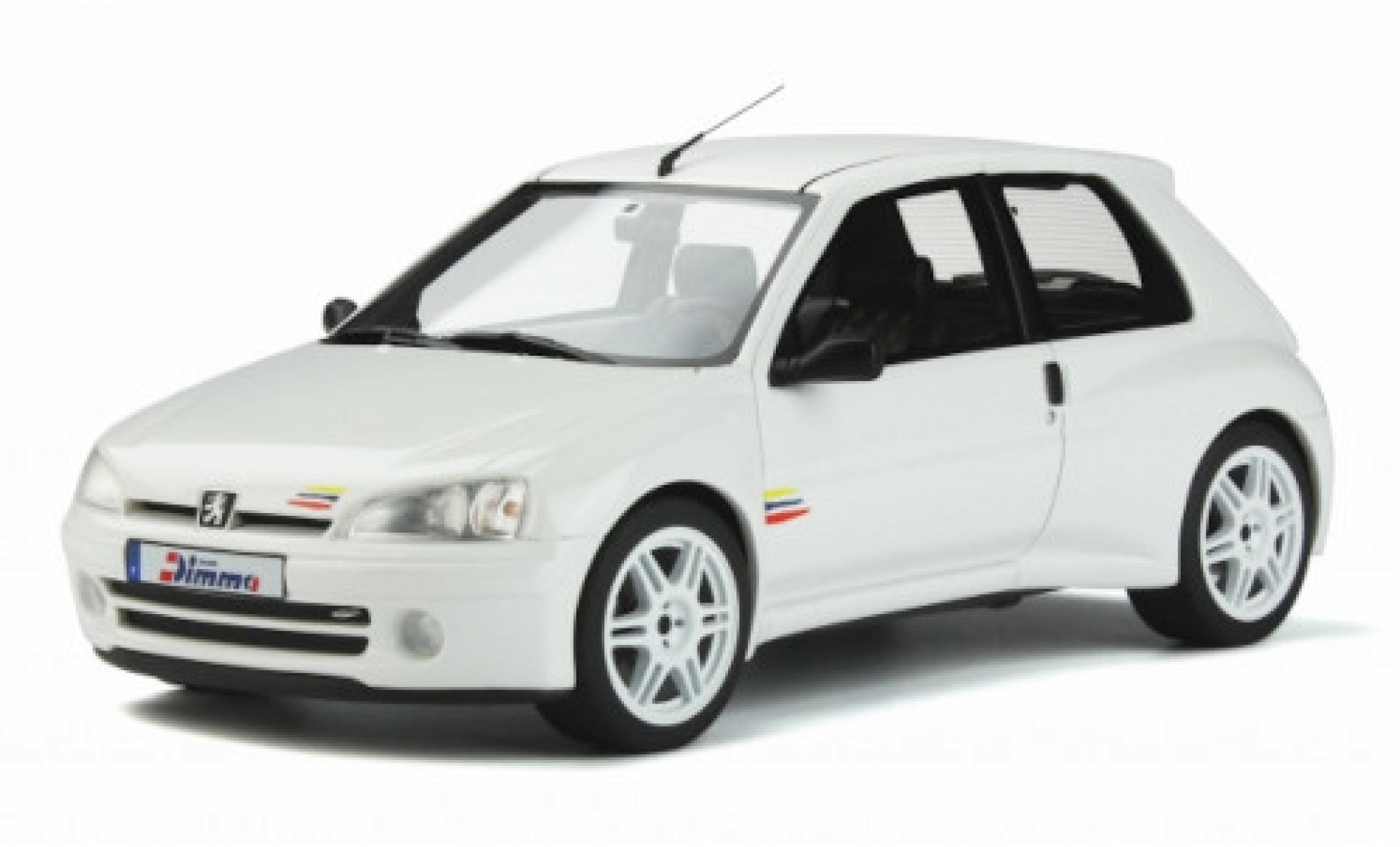 Peugeot 106 1/18 Ottomobile Maxi Dimma wit 1997 modelauto