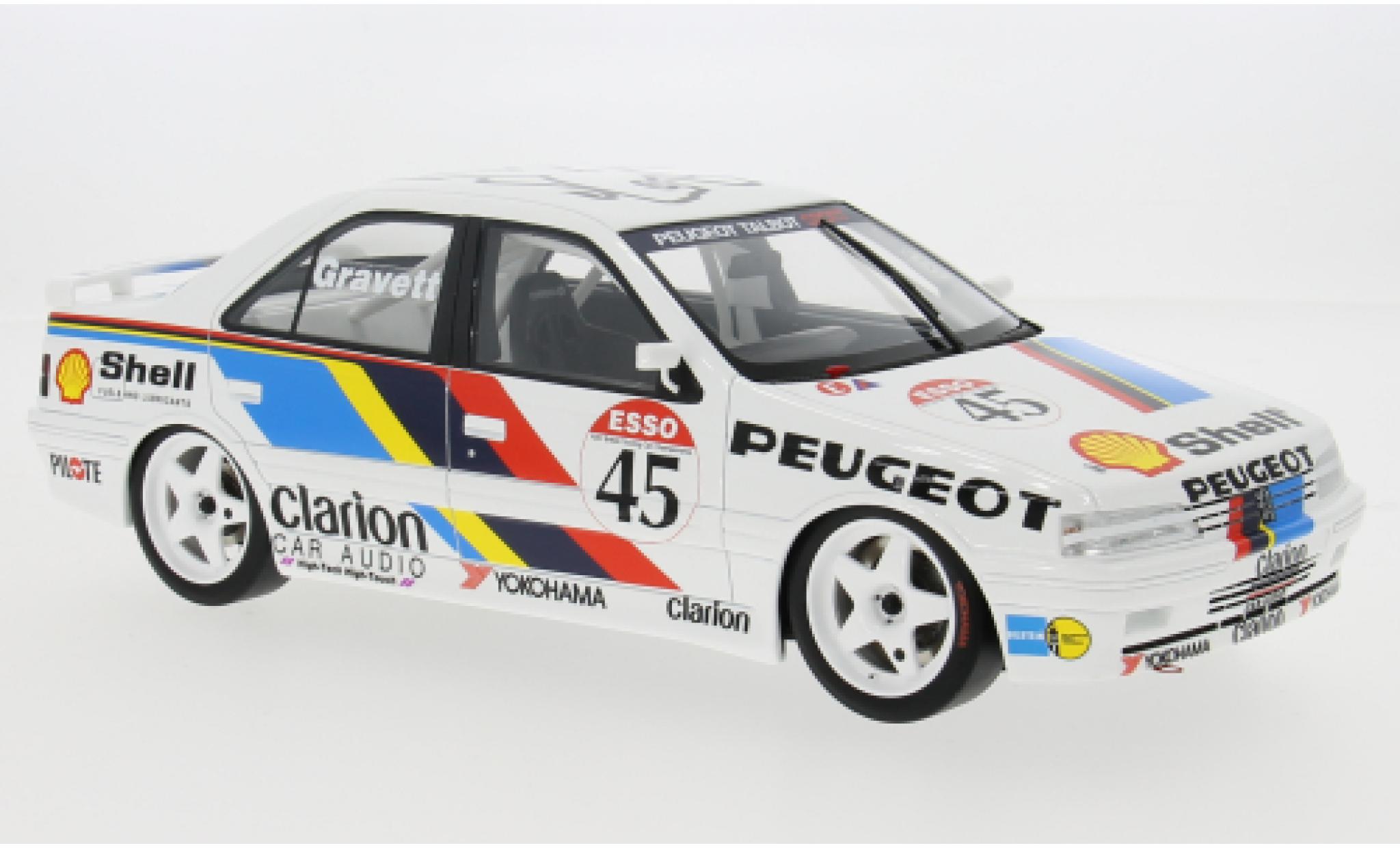 Peugeot 405 1/18 Ottomobile Mi 16 BTCC 1992 Talbot Sport #45 1:18 modelauto