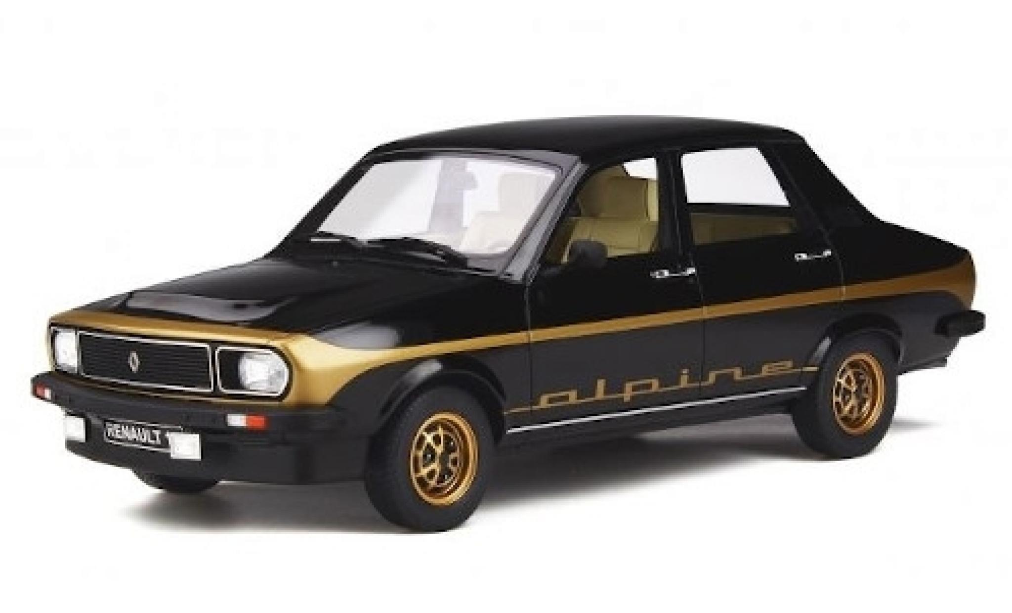 Renault 12 1/18 Ottomobile Alpine zwart 1978 modelauto