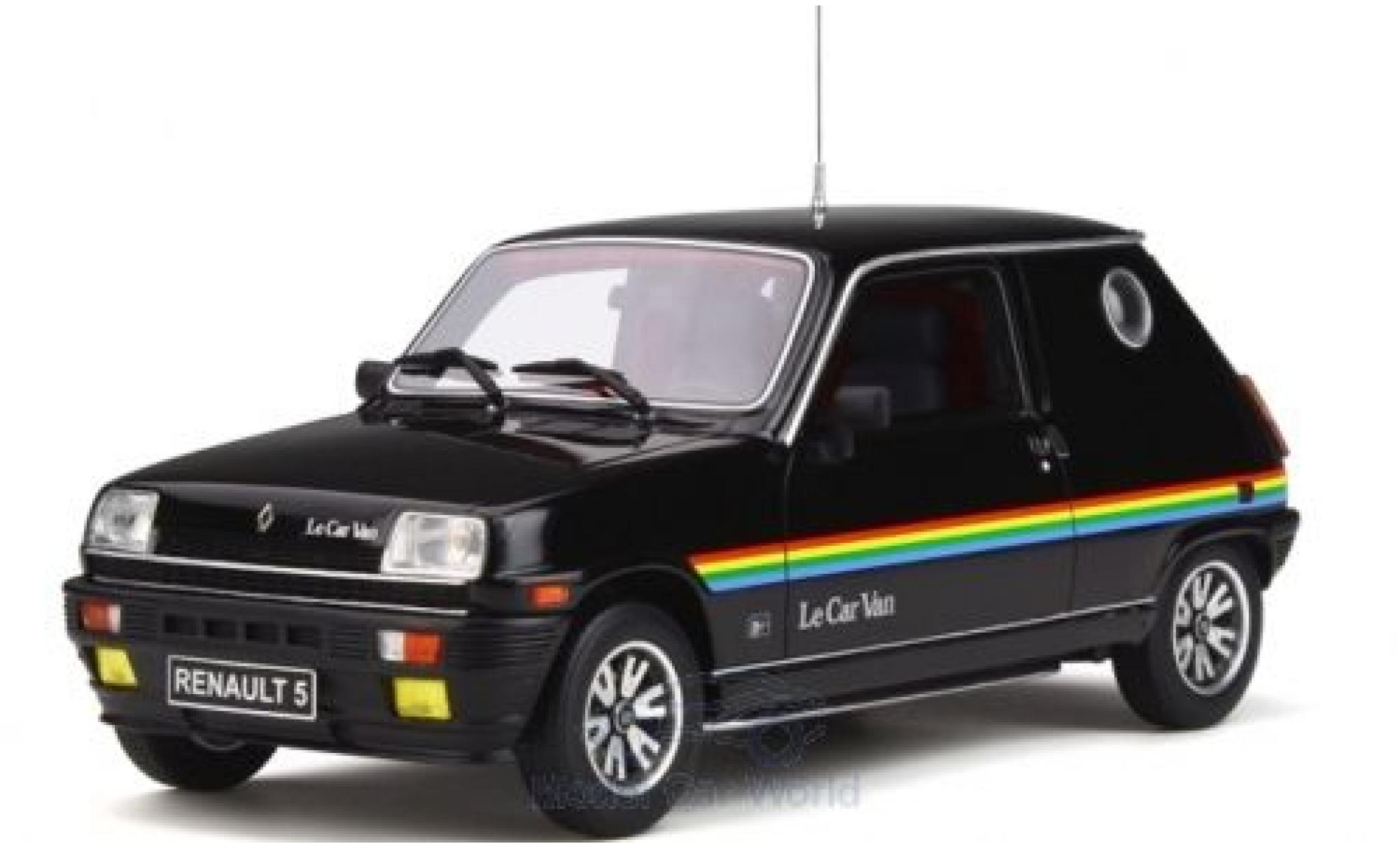 Renault 5 1/18 Ottomobile Le Car Van zwart/Dekor 1980 modelauto