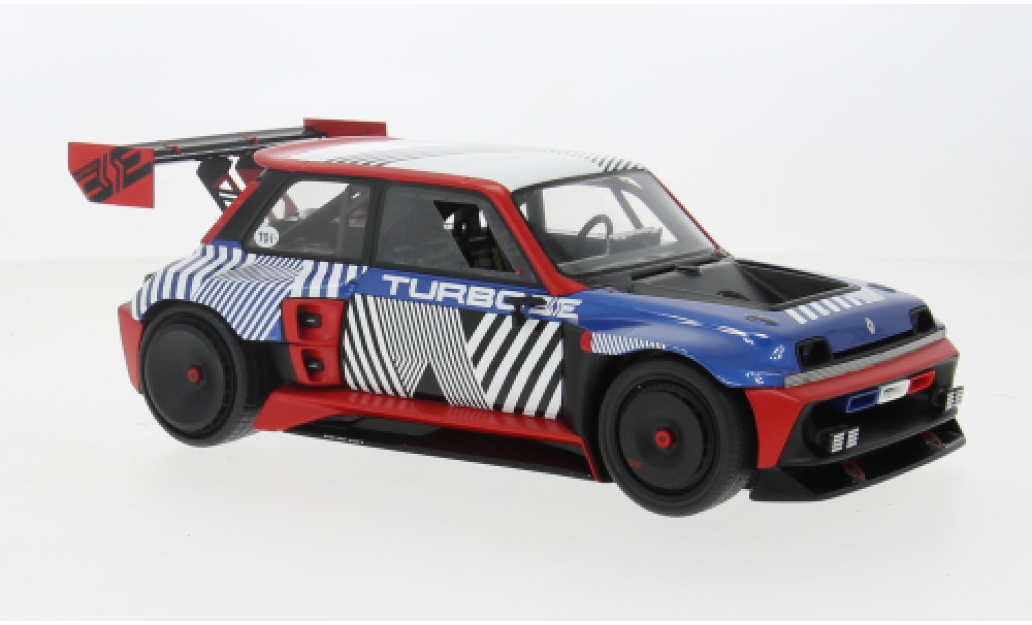 Renault 5 1/18 Ottomobile Turbo 3E E-Tech blauw/Dekor 2023 1:18 modelauto