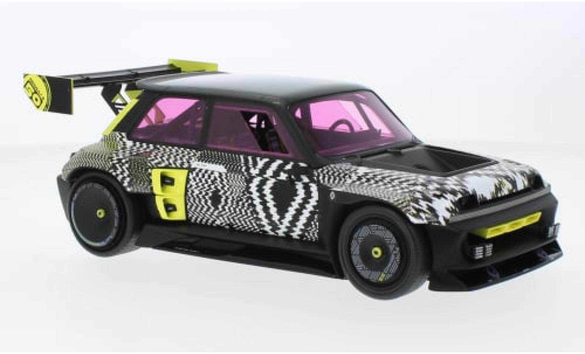 Renault 5 1/18 Ottomobile Turbo 3E zwart/Dekor 2022 1:18 modelauto