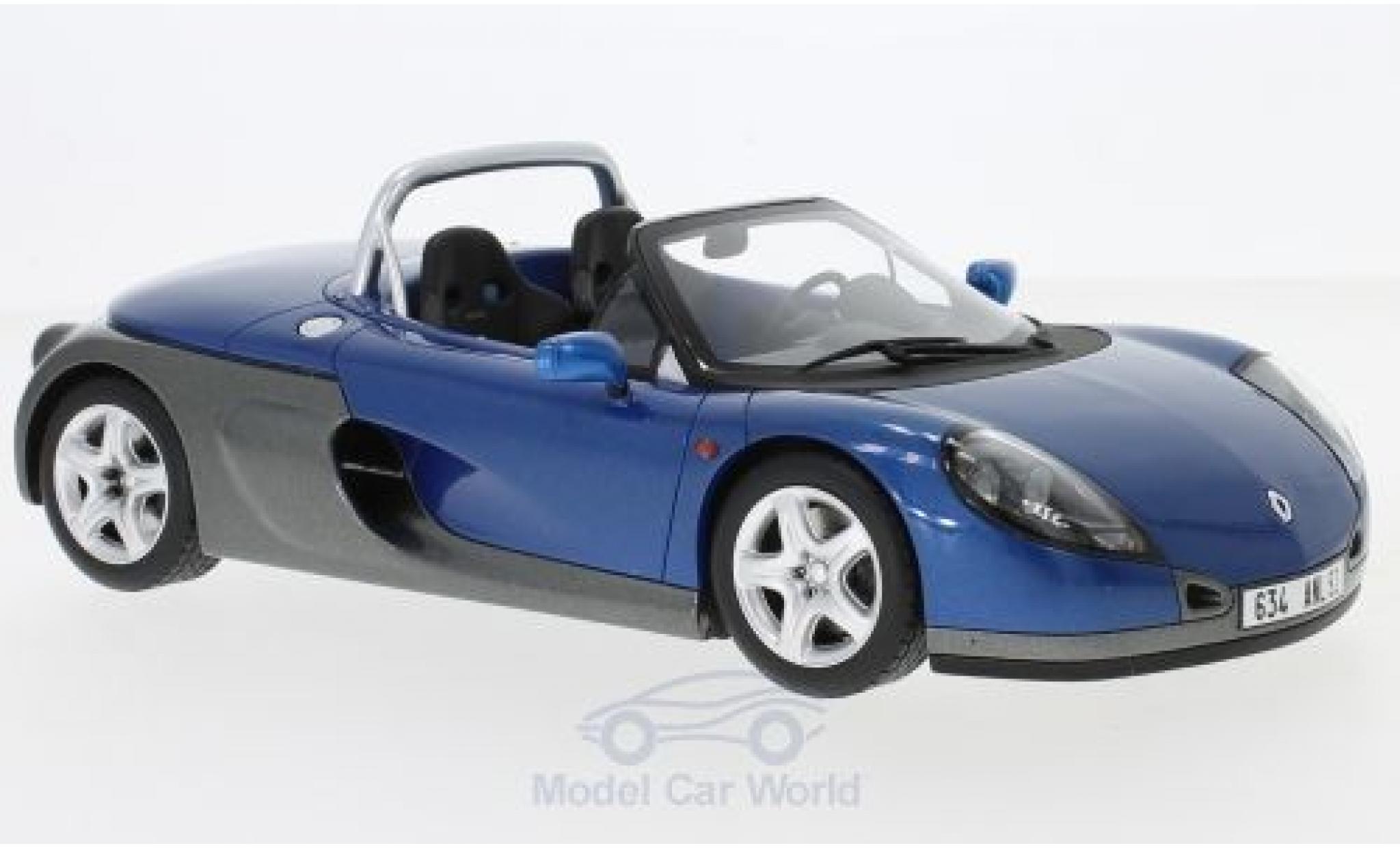 Renault Spider 1/18 Ottomobile metallic blauw 1998 modelauto