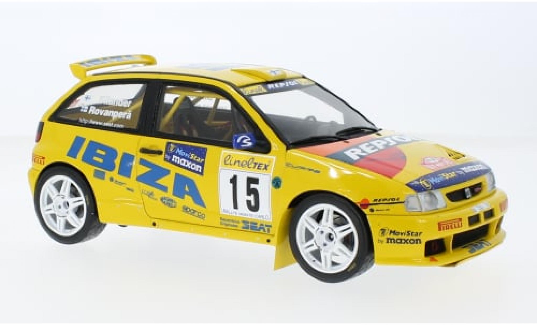 Seat Ibiza 1/18 Ottomobile Kit Car No.15 Rallye WM Rallye Monte Carlo 1998 1:18 modelauto