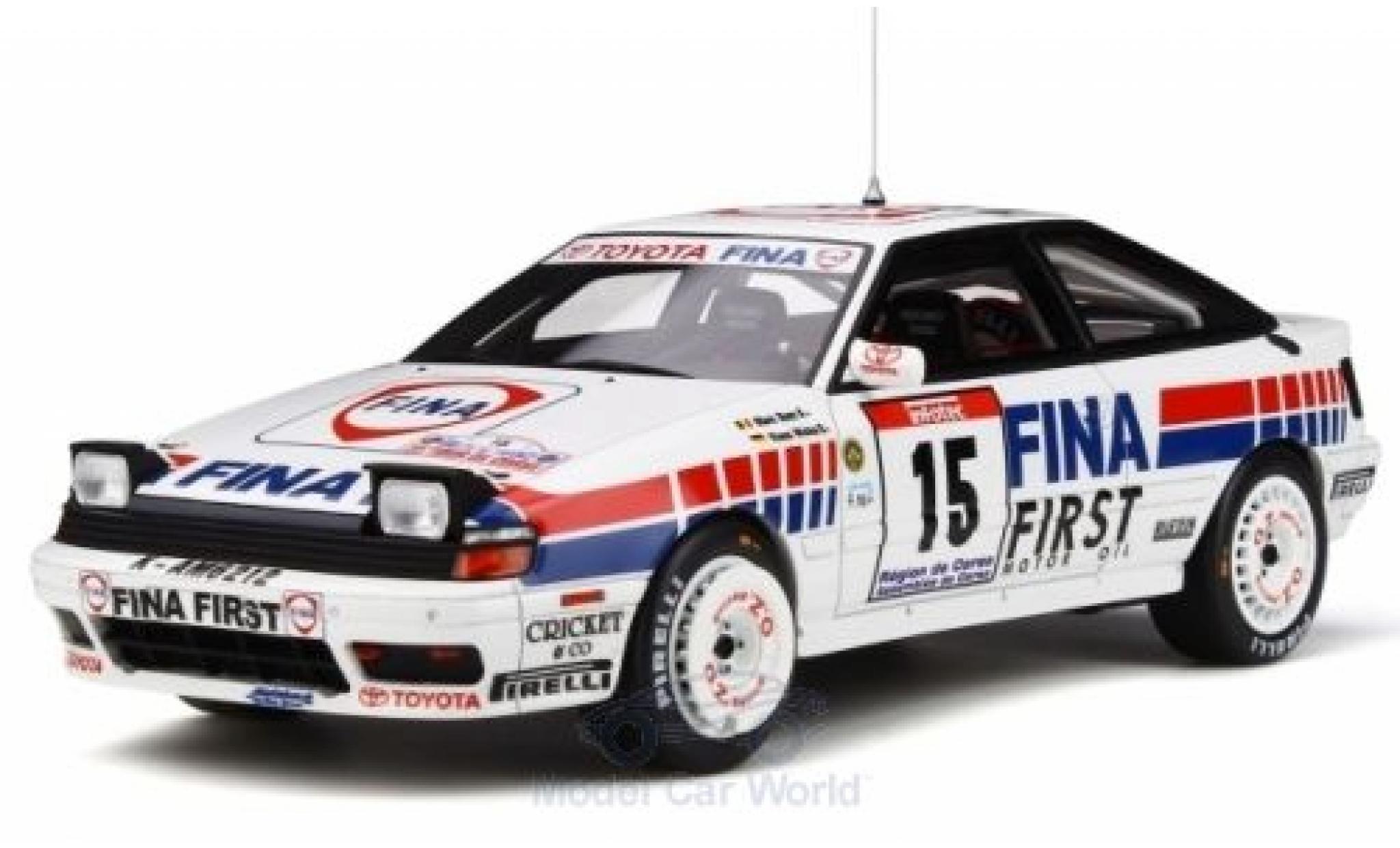 Toyota Celica 1/18 Ottomobile GT-Four (ST165) No.15 Fina Rallye WM Tour de Corse 1991 M.Duez/K.Wicha modelauto