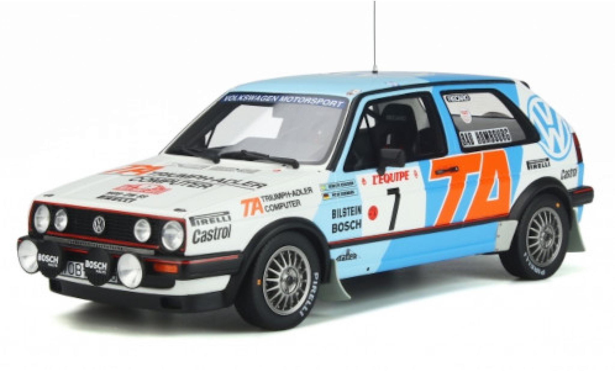 Volkswagen Golf 1/18 Ottomobile II GTI 16V Gr.A No.7 Motorsport TA Triumph-Adler Computer Rallye WM Rally Monte 1987 K.Eriksson/P.Diekmann modelauto