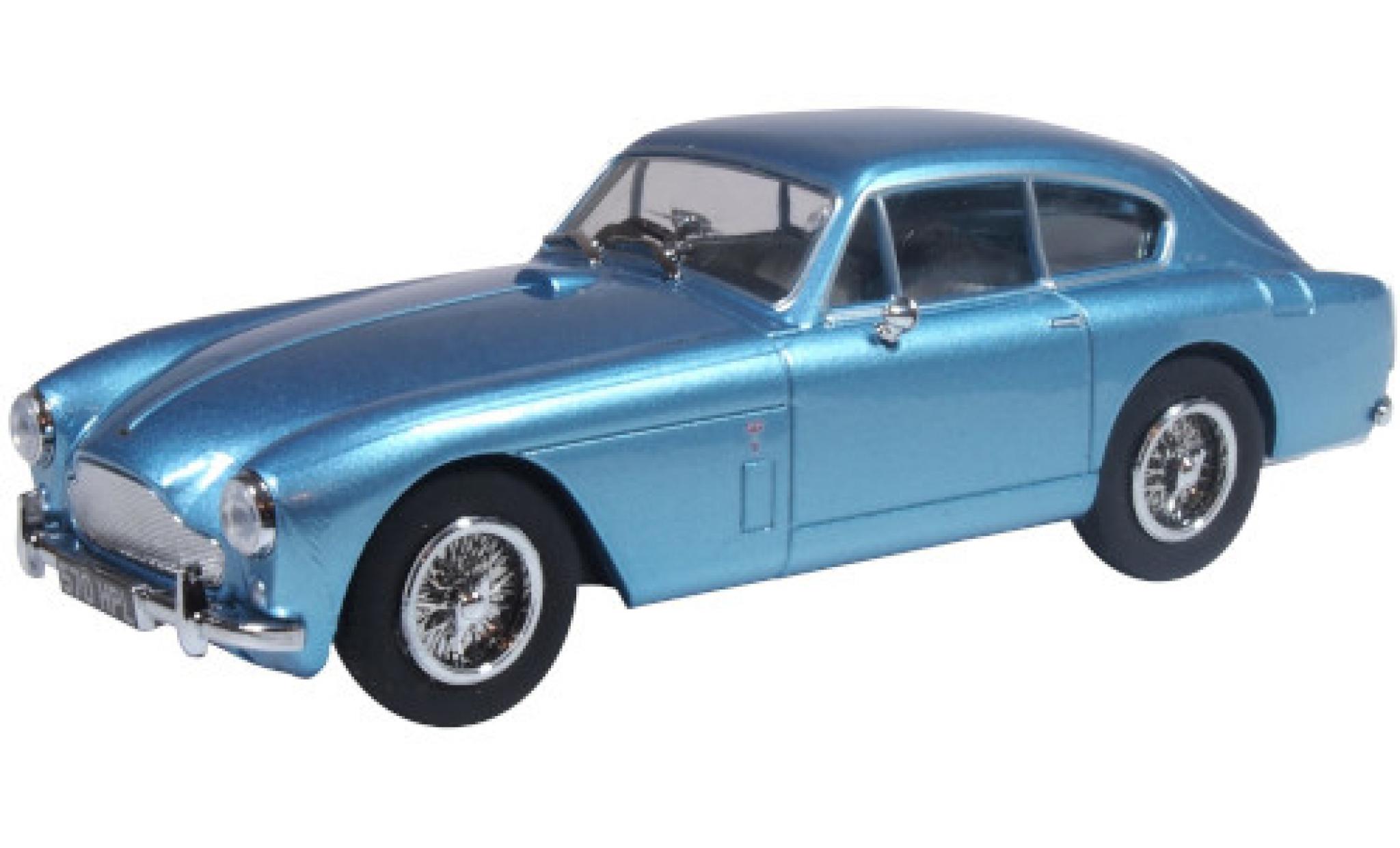Aston Martin DB2 1/43 Oxford MkIII Saloon metallic blauw RHD modelauto