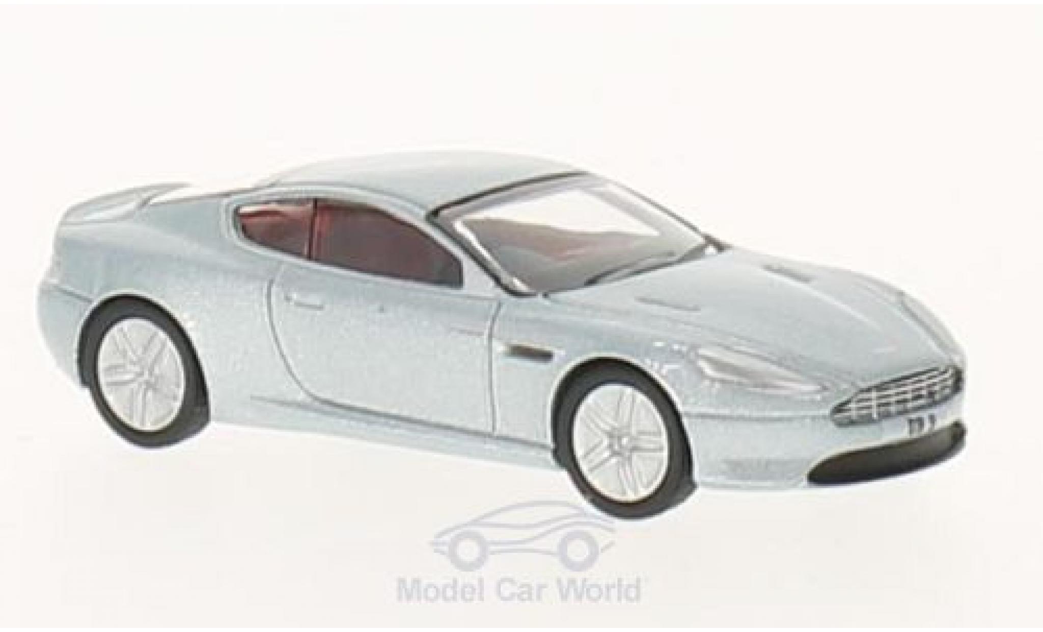Aston Martin DB9 1/76 Oxford grijs RHD modelauto