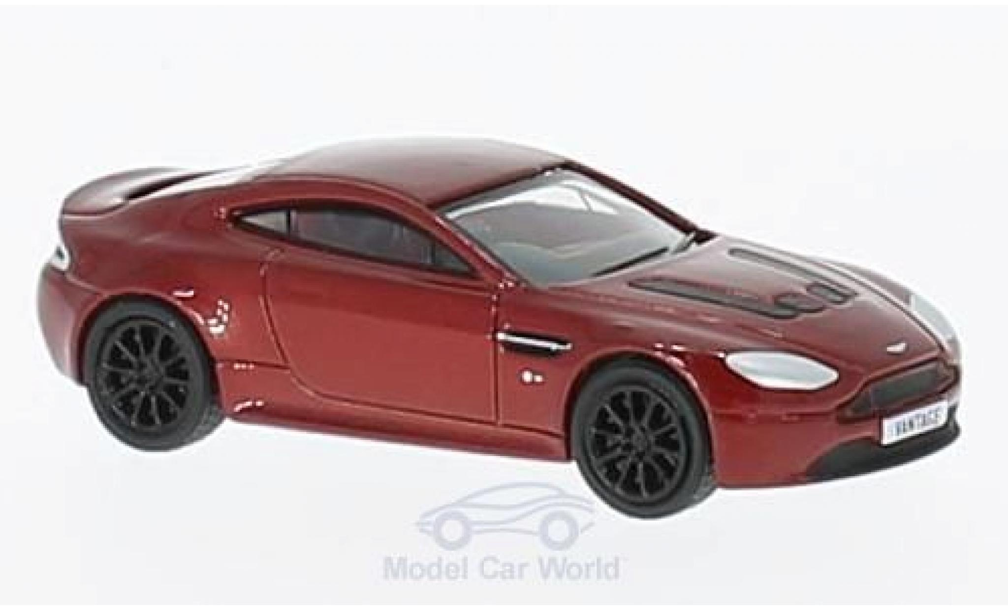 Aston Martin V12 Vantage 1/76 Oxford Vantage S Coupe metallic rood RHD modelauto