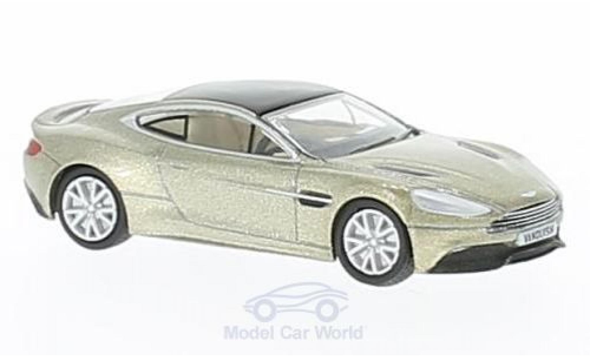 Aston Martin Vanquish 1/76 Oxford Coupe bronze RHD modelauto