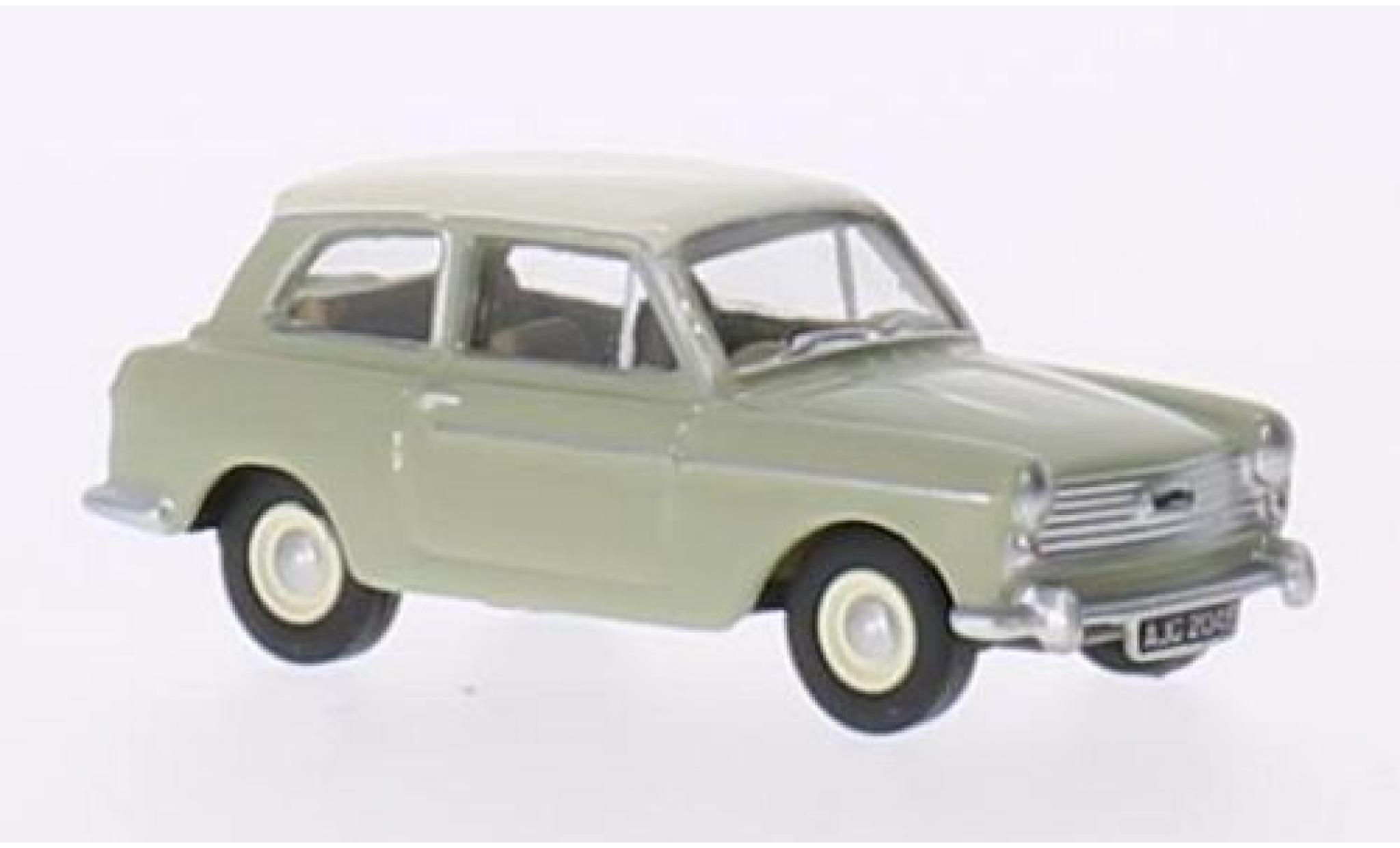 Austin A40 1/76 Oxford MKII groen/wit RHD modelauto