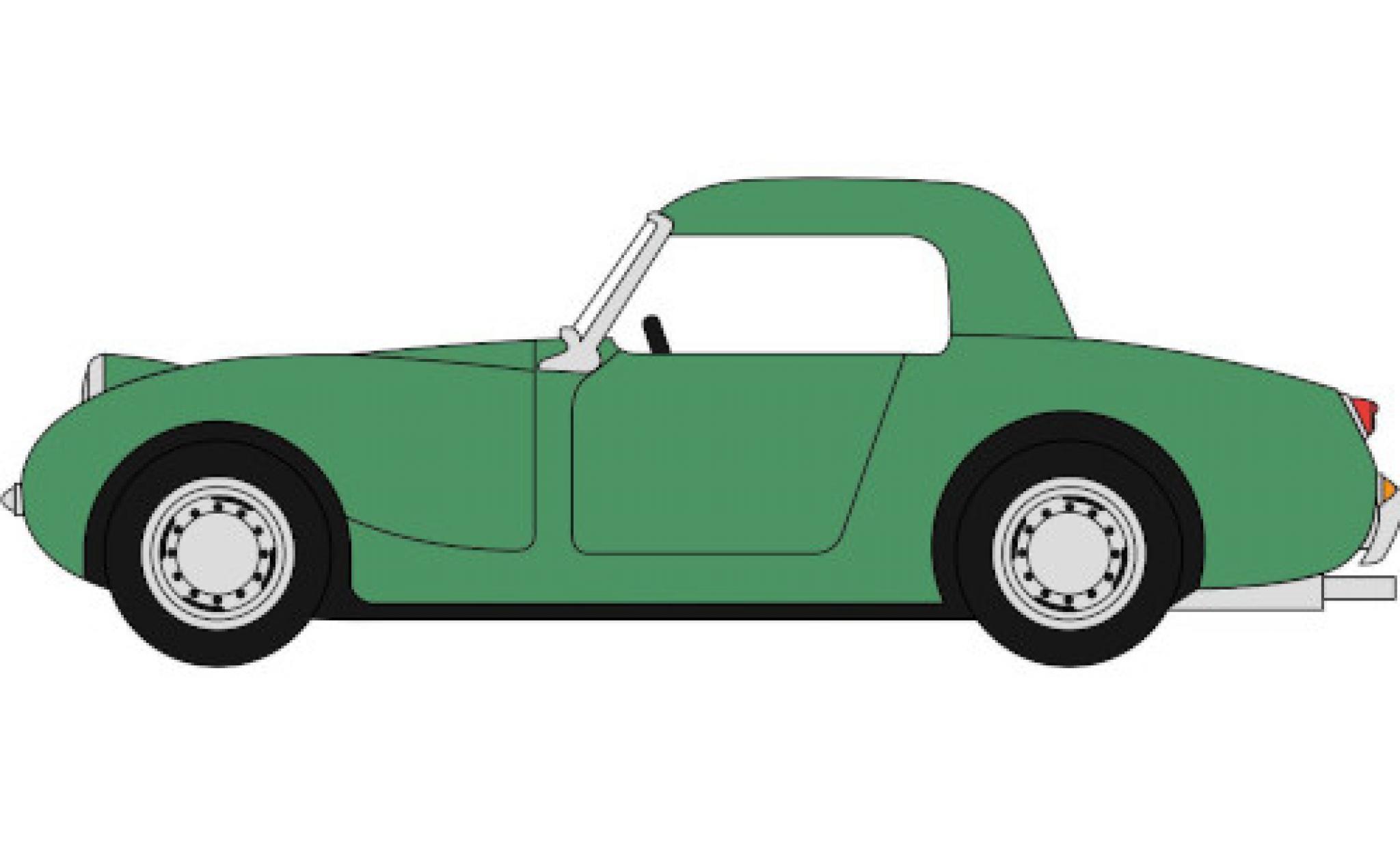 Austin Healey Sprite 1/76 Oxford MkI groen modelauto
