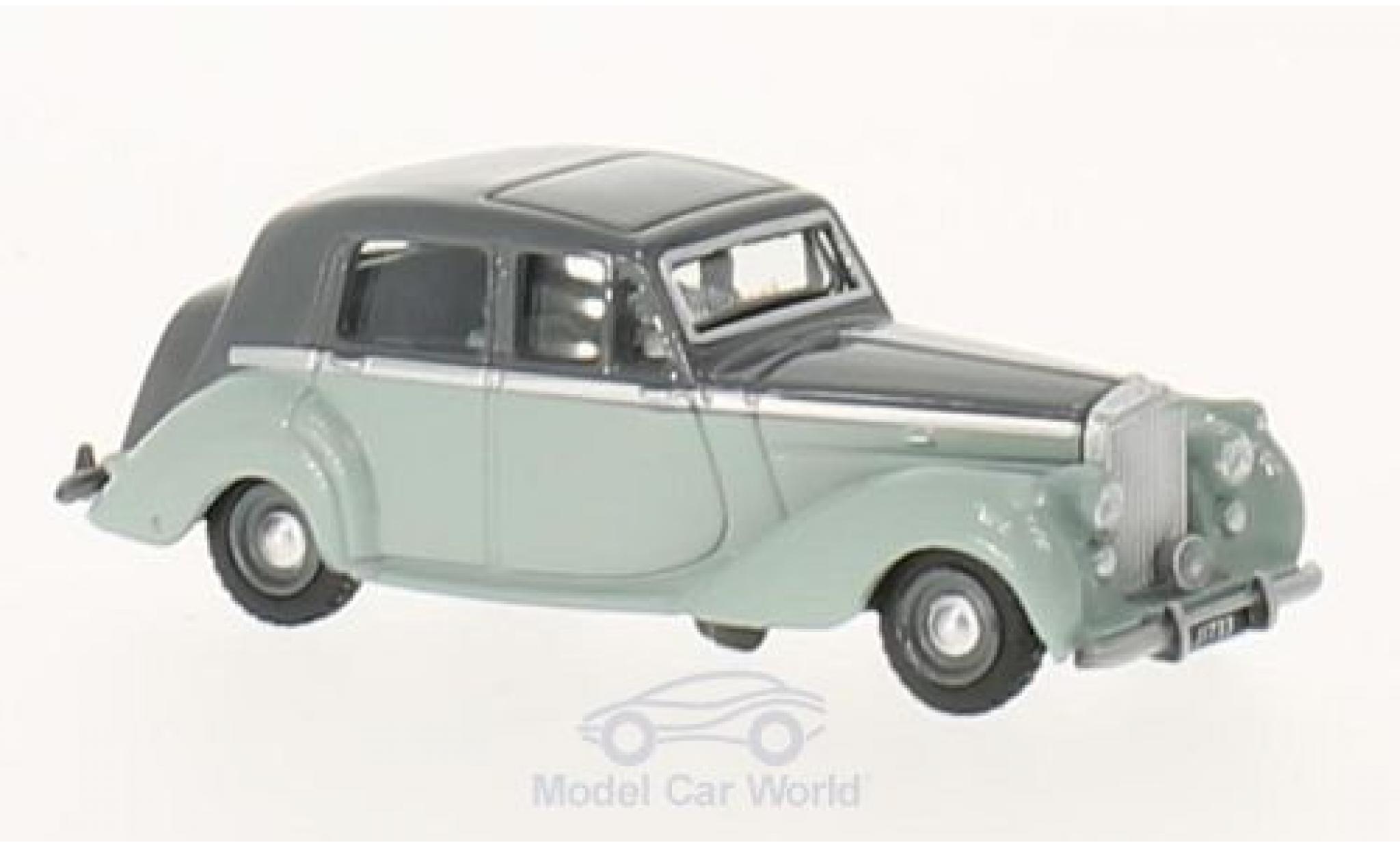 Bentley Mark 6 1/76 Oxford MkVI grijs/groen RHD modelauto