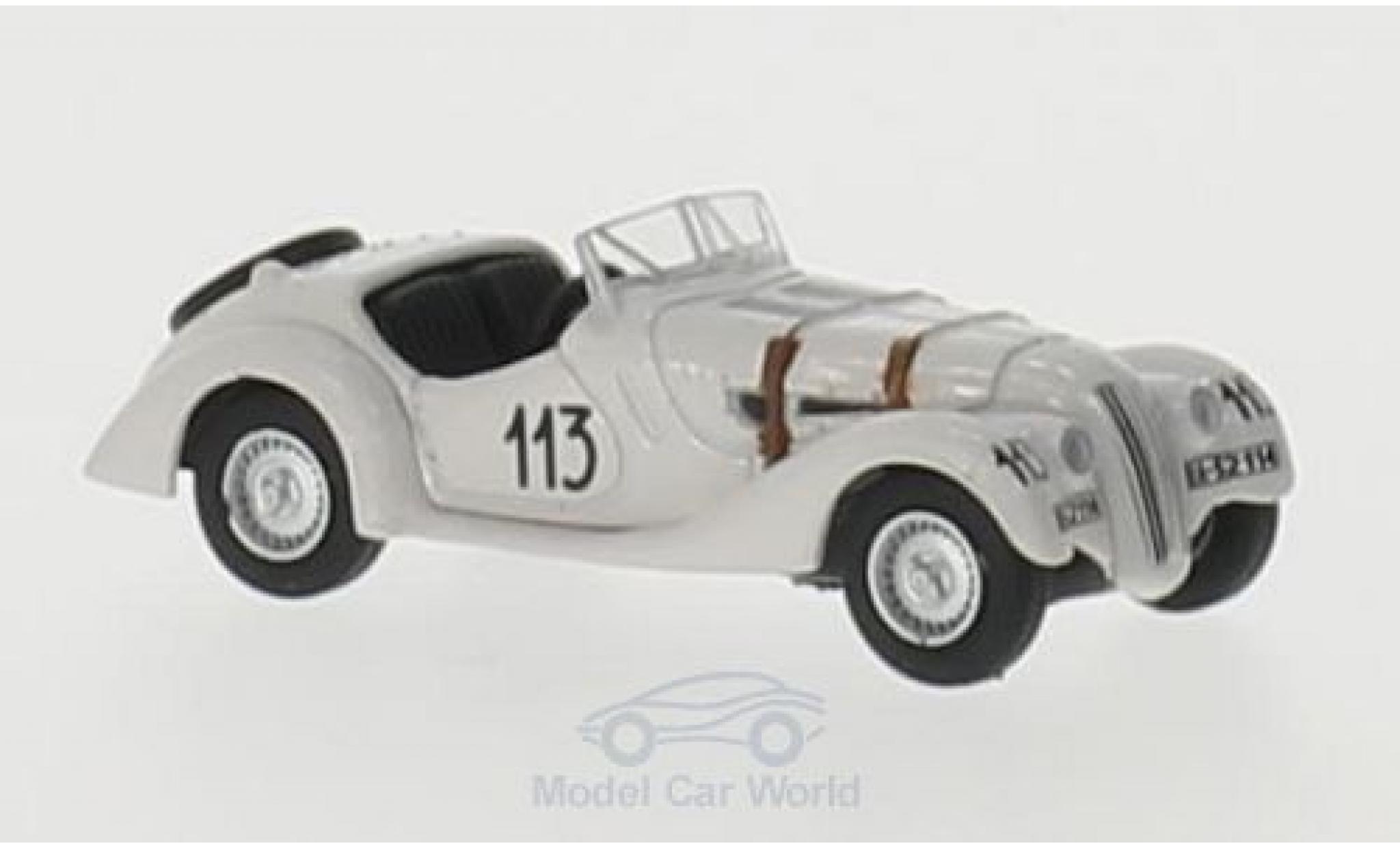 Bmw 328 1938 1/76 Oxford RHD No.113 Mille Miglia 1938 A.Fane/B.James modelauto