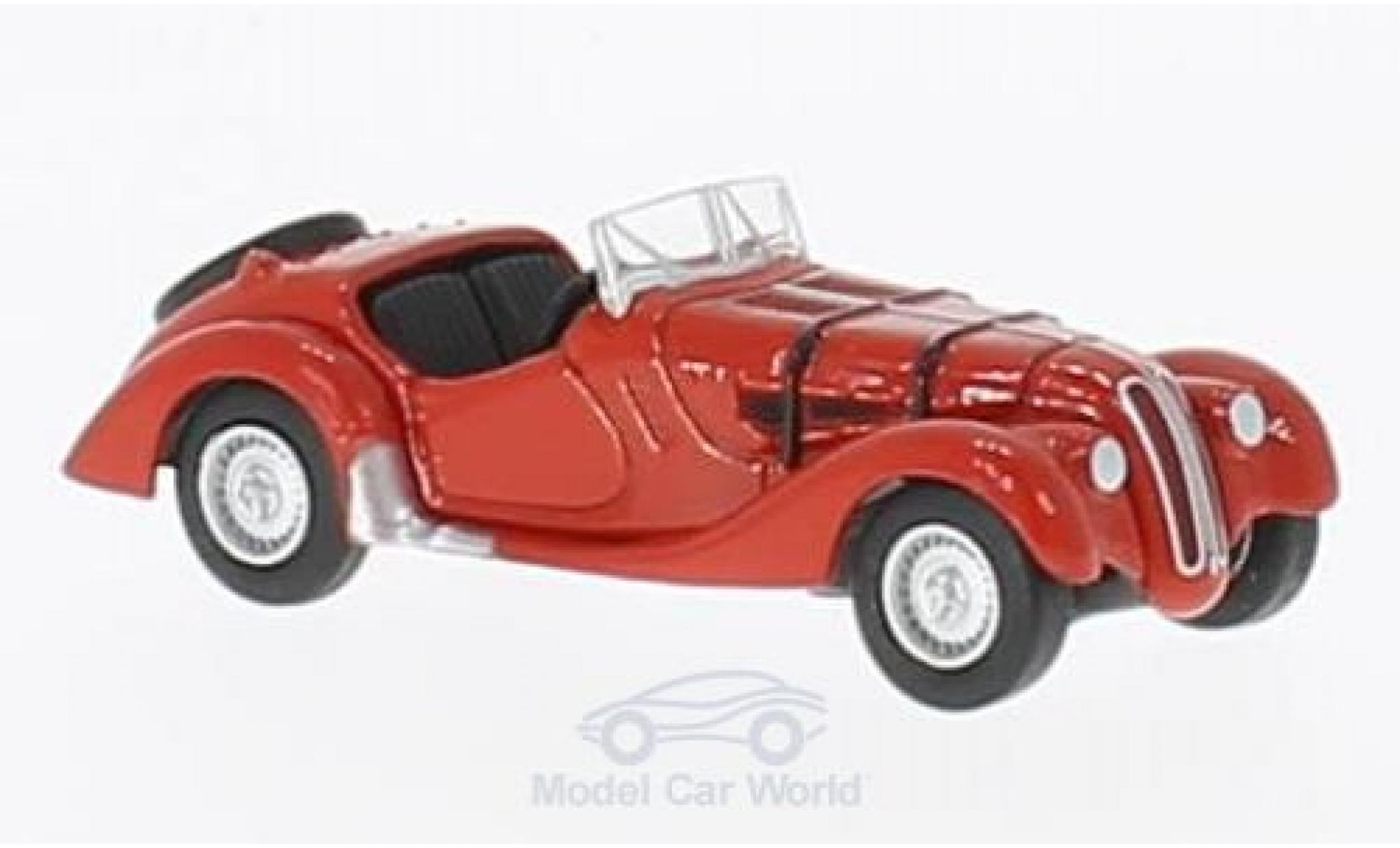 Bmw 328 1/76 Oxford rood modelauto