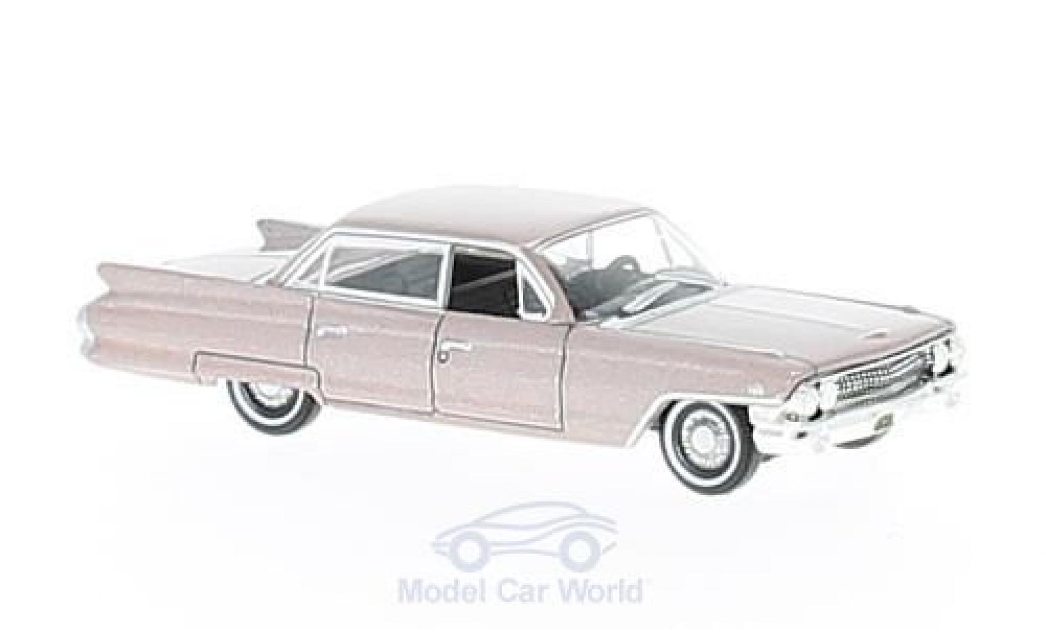 Cadillac Deville 1/87 Oxford DeVille Sedan metallic roze 1961 modelauto