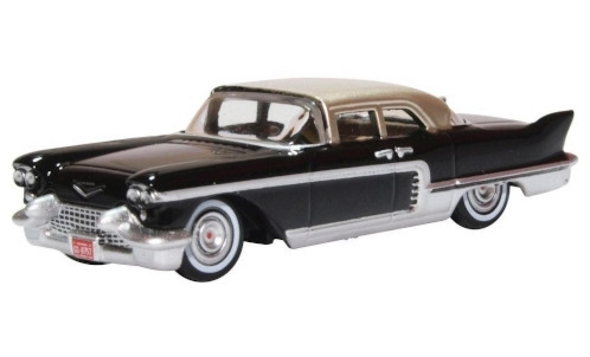 Cadillac Eldorado 1/87 Oxford Brougham zwart/grijs 1957 modelauto