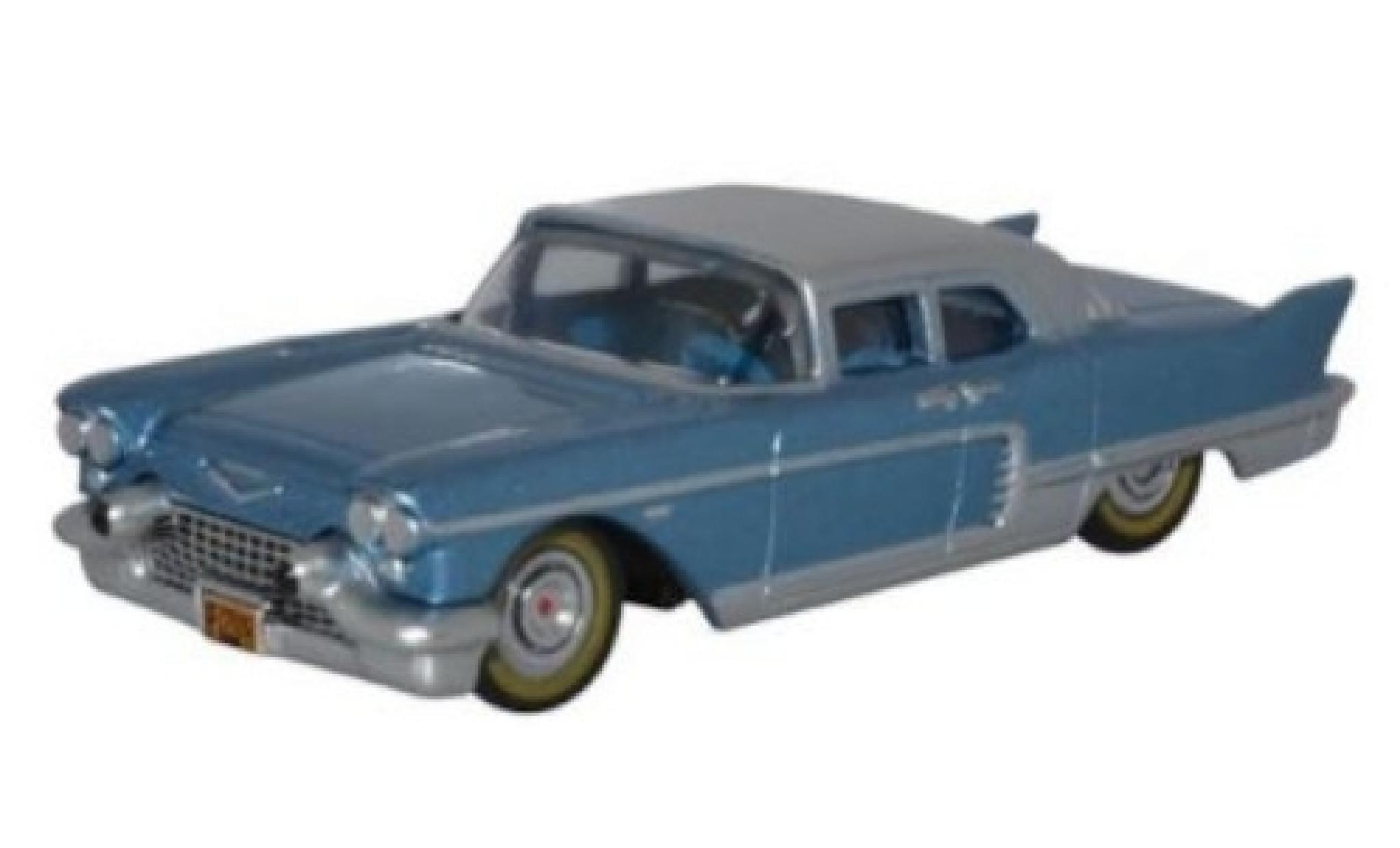 Cadillac Eldorado 1/87 Oxford Hard Top metallic blauw/grijs 1957 modelauto