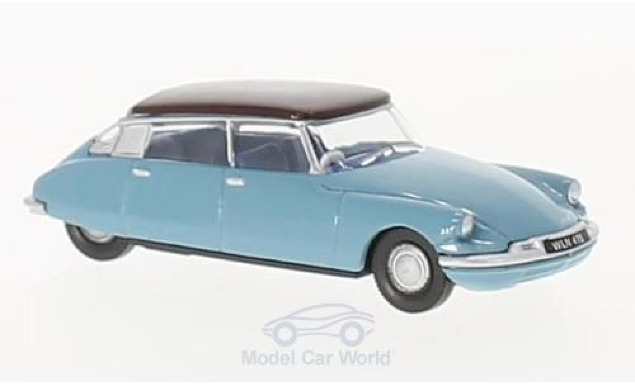 Citroen DS 19 1/76 Oxford 19 blauw/lila modelauto