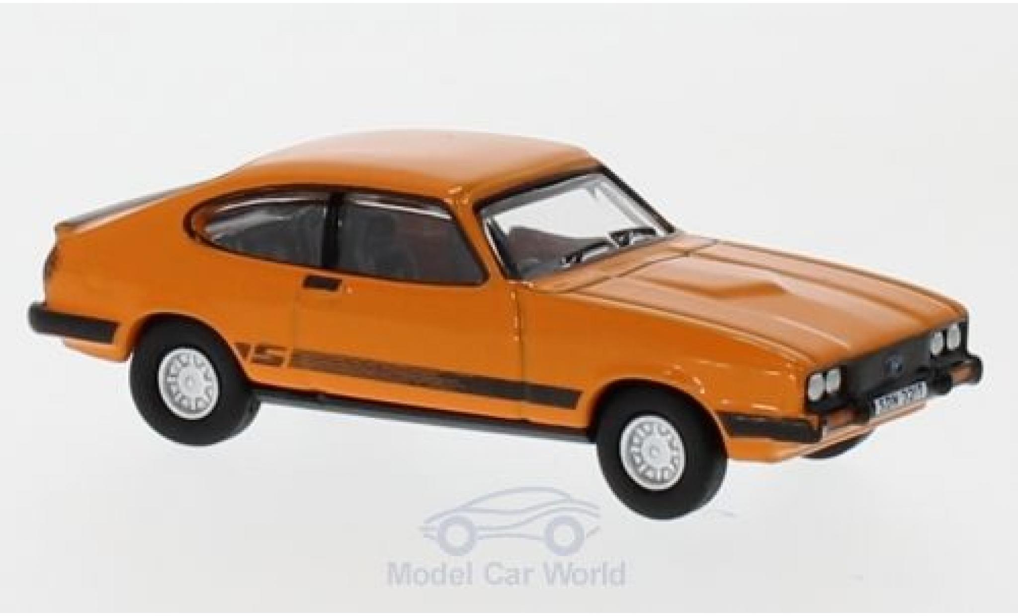 Ford Capri 1/76 Oxford MkIII 3.0S oranje modelauto