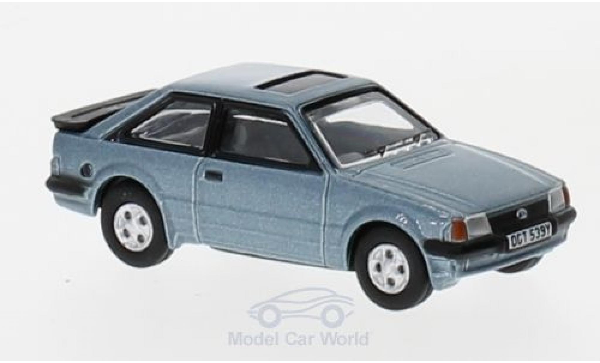 Ford Escort 1981 1/76 Oxford MK III XR3i metallic blauw 1981 modelauto