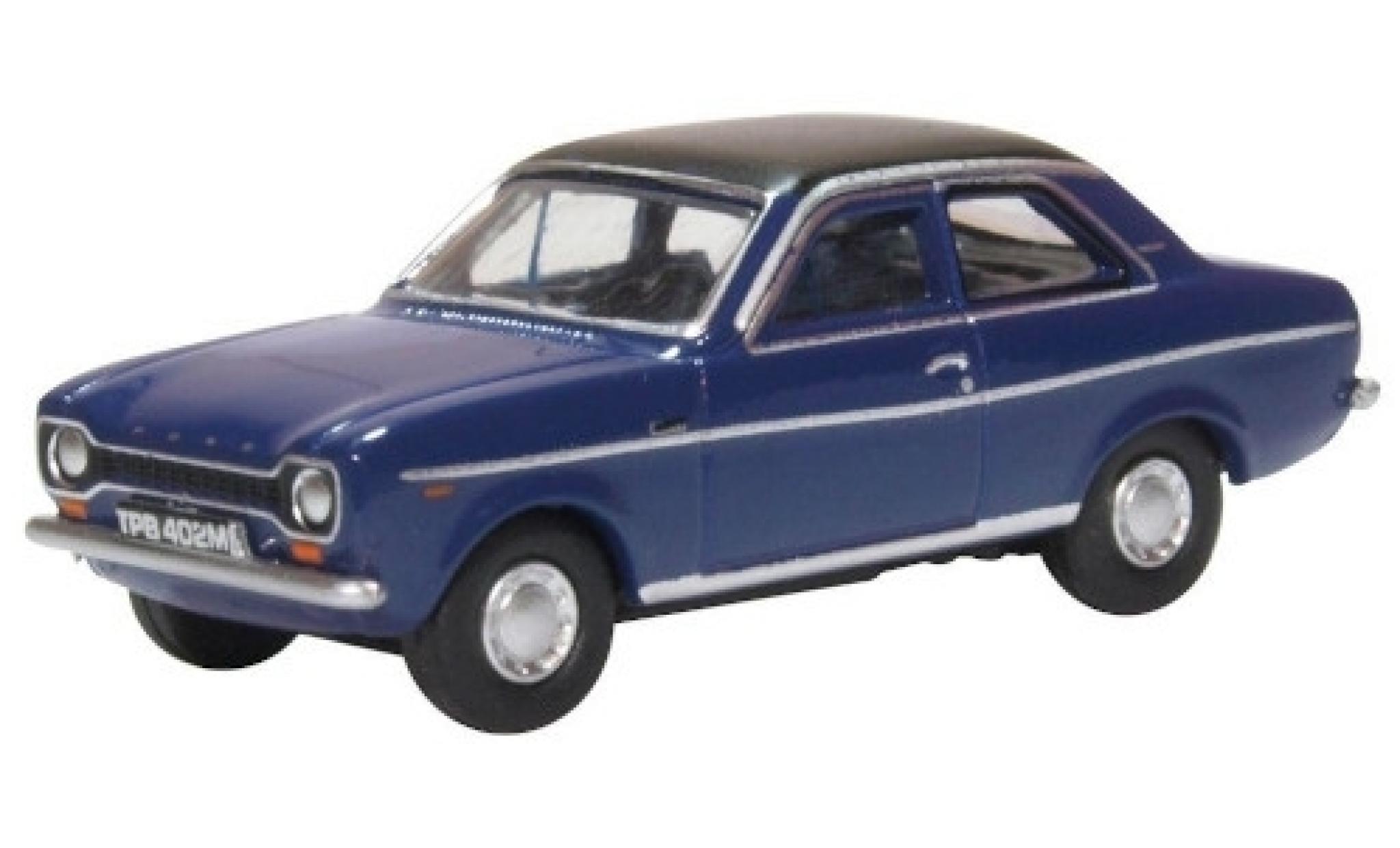Ford Escort 1/76 Oxford Mk1 lila/matt-zwart RHD modelauto