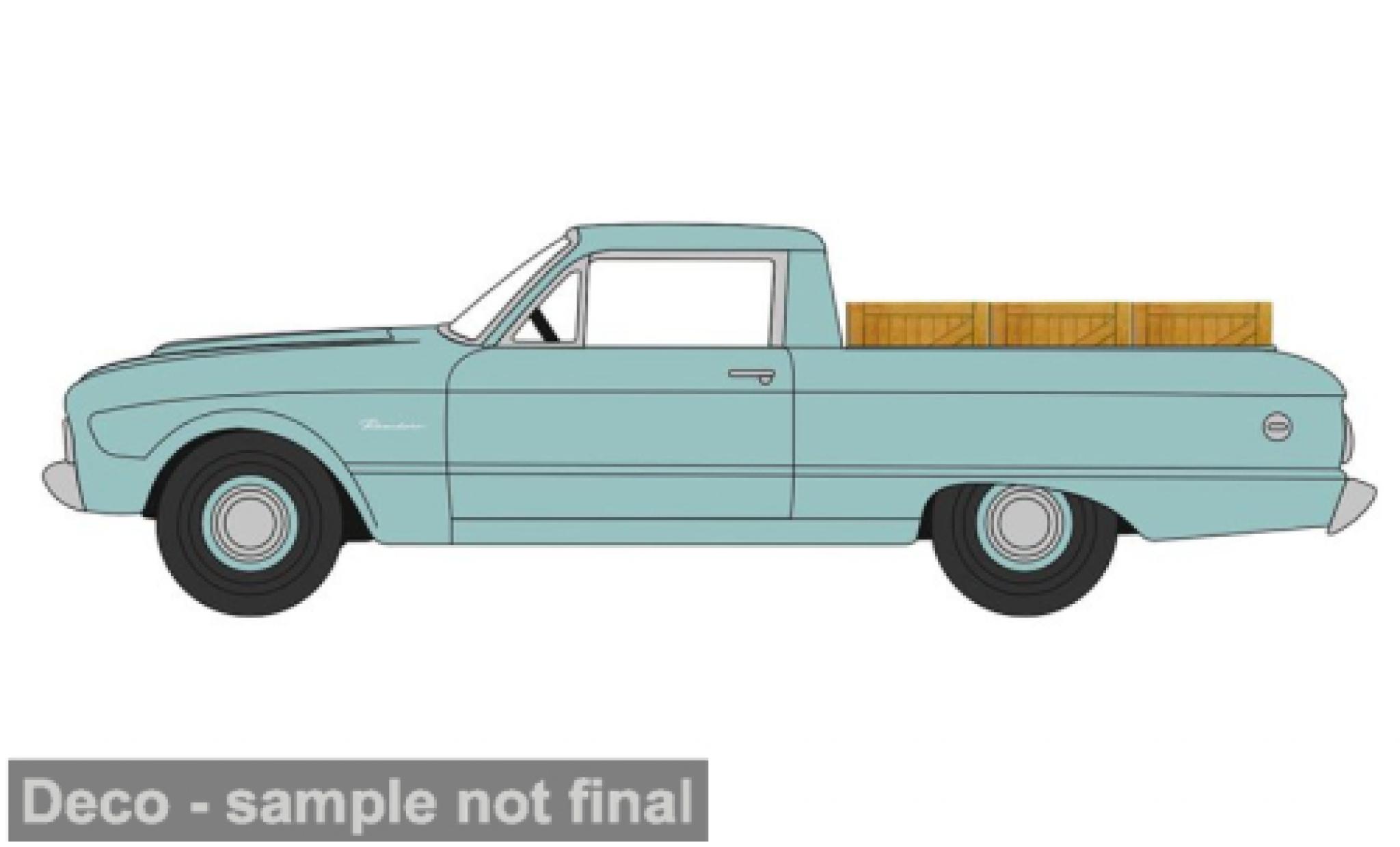 Ford Falcon 1/87 Oxford Ranchero groen 1960 1:87 modelauto